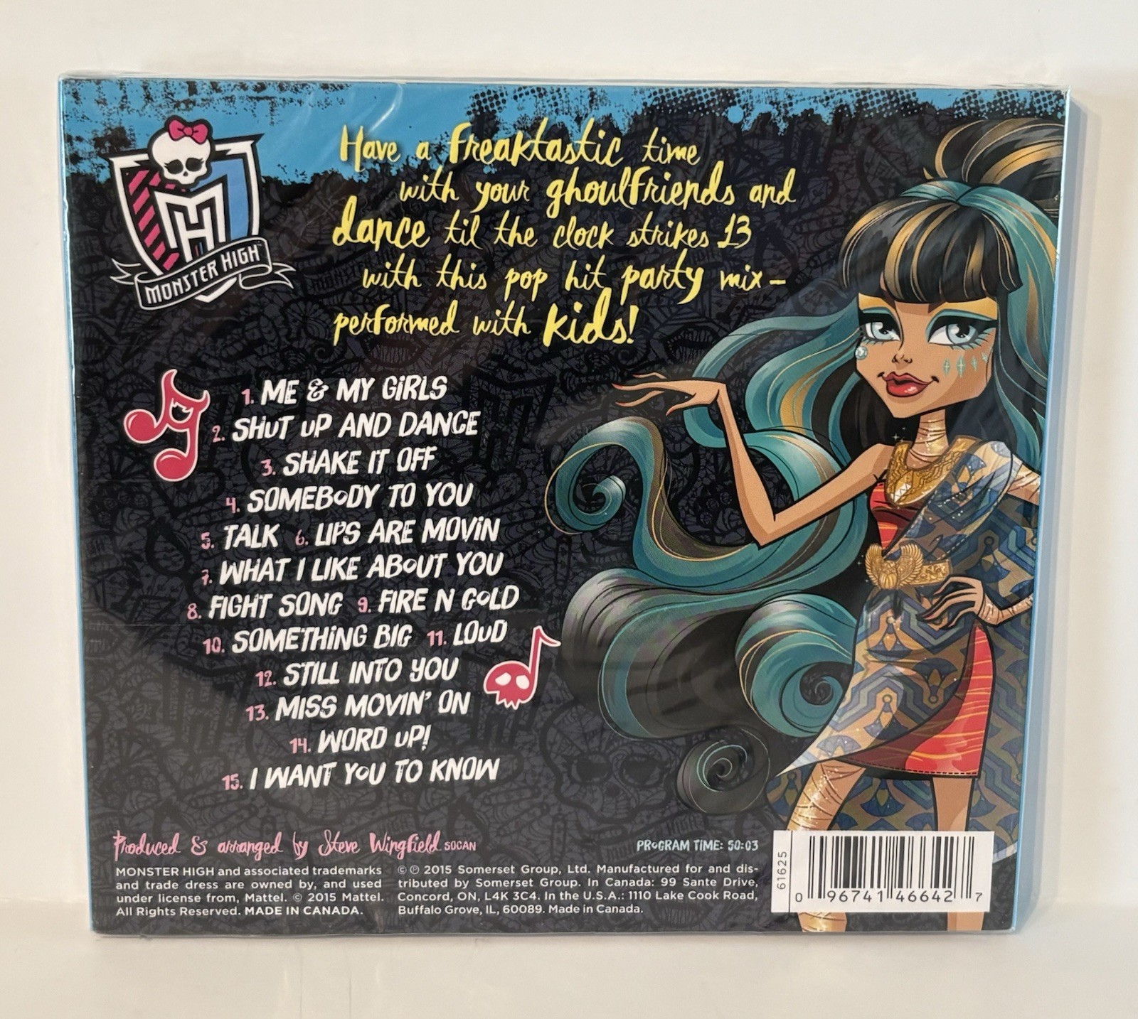 Monster High Dance Party Mix CD NEW SEALED