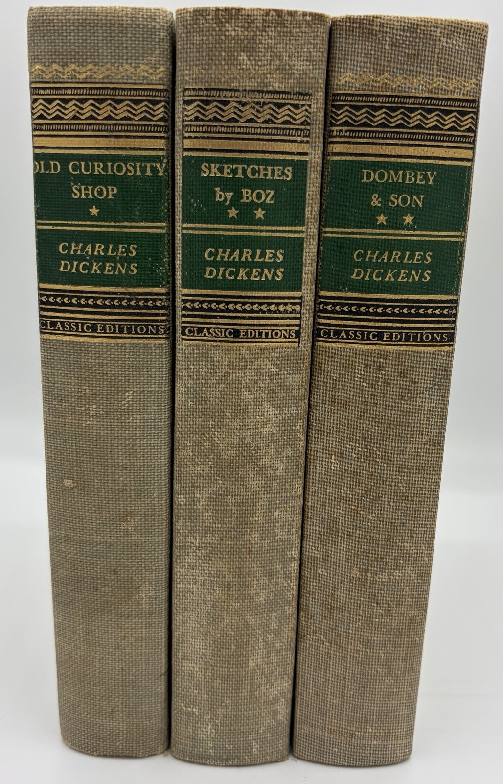 THREE WORKS OF CHARLES DICKENS Classic Edition, 1950’s