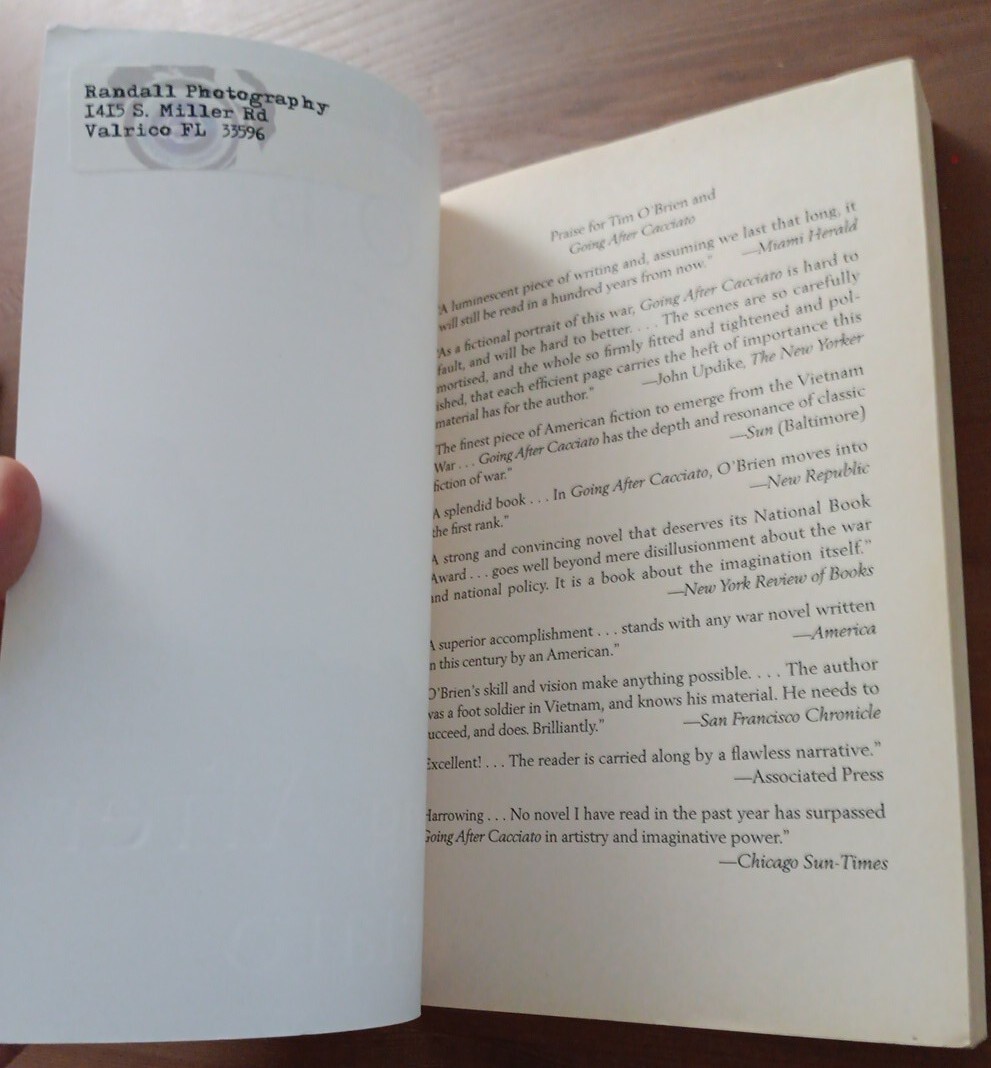 Going After Cacciato – Tim O&rsquo;Brien