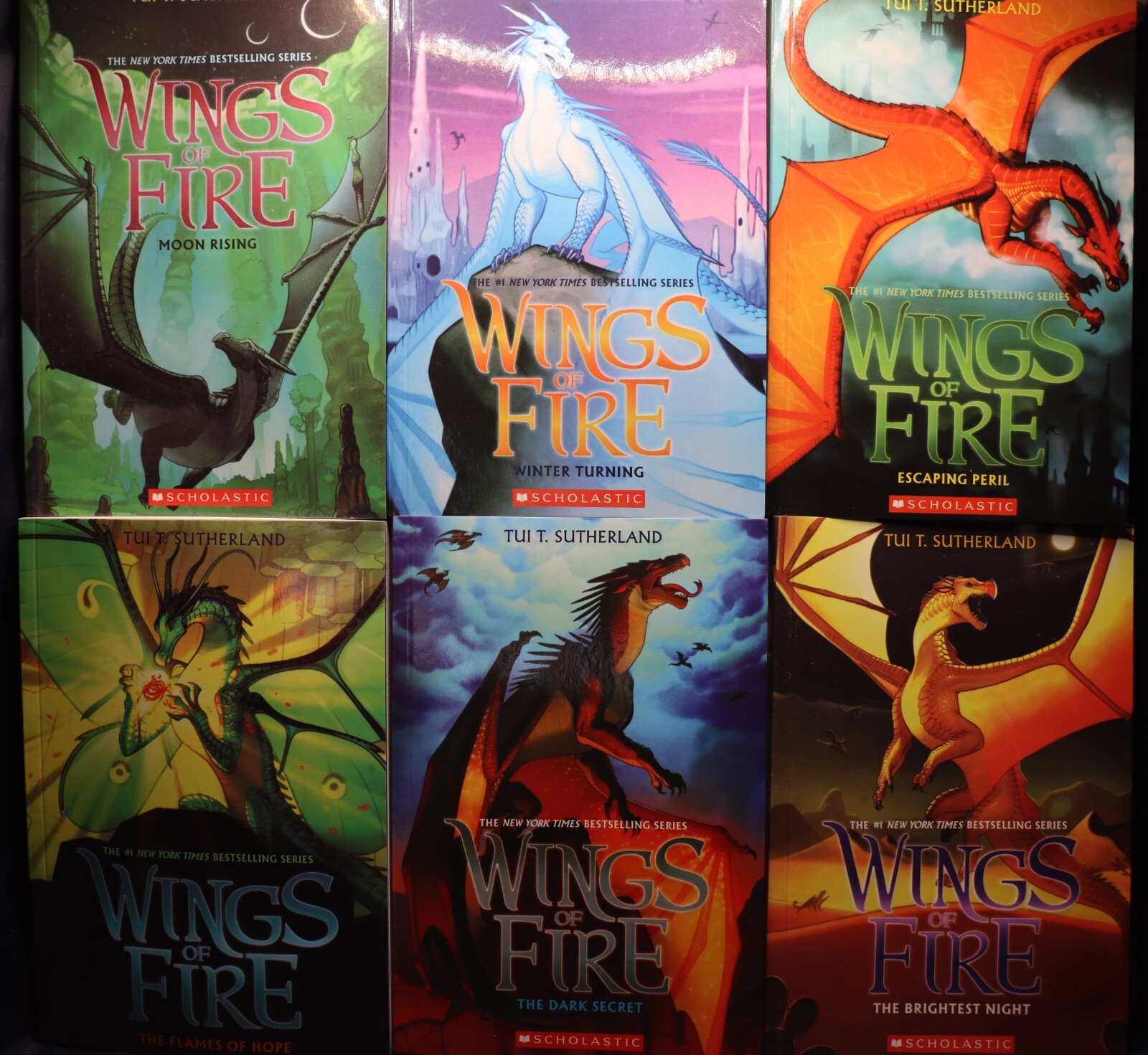 15 Wing of Fire Book Collection by Tui T. Sutherland Paperback New Condition.