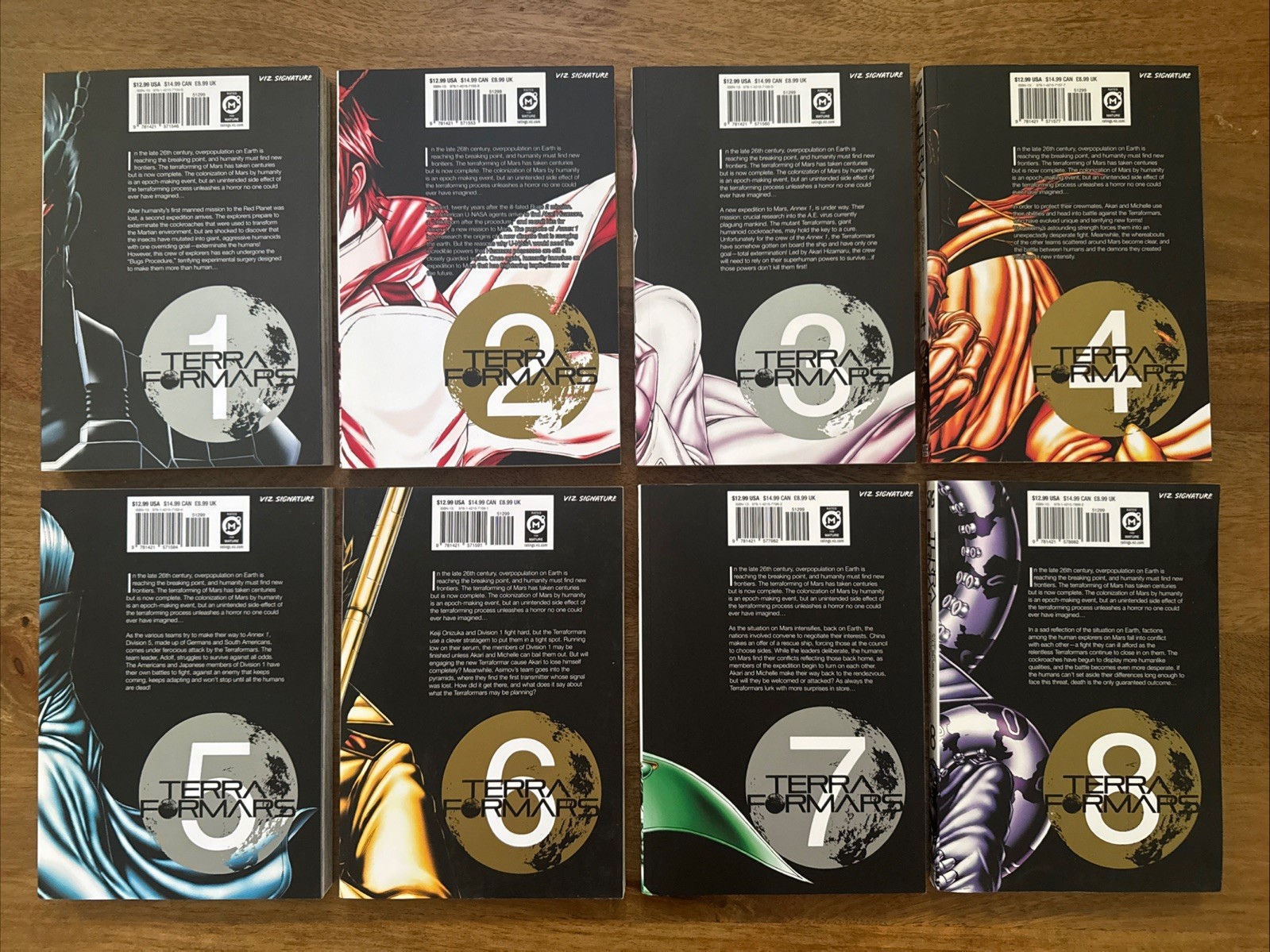 Terraformars 1, 2, 3, 4, 5, 6, 7 & 8 (1-8)