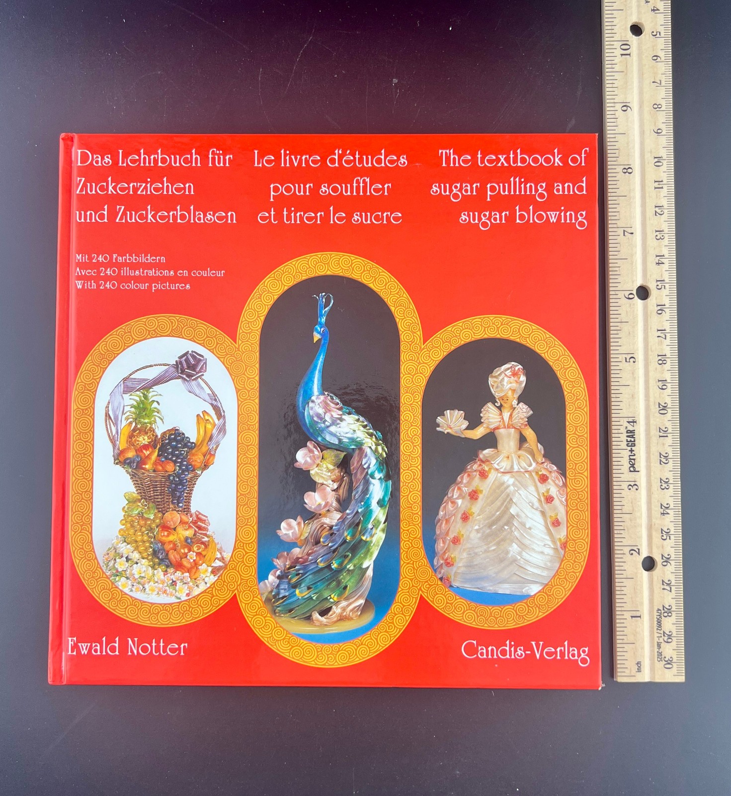 Textbook of Sugar Pulling and Sugar Blowing Ewald Notter Candis-Verlag Pristine