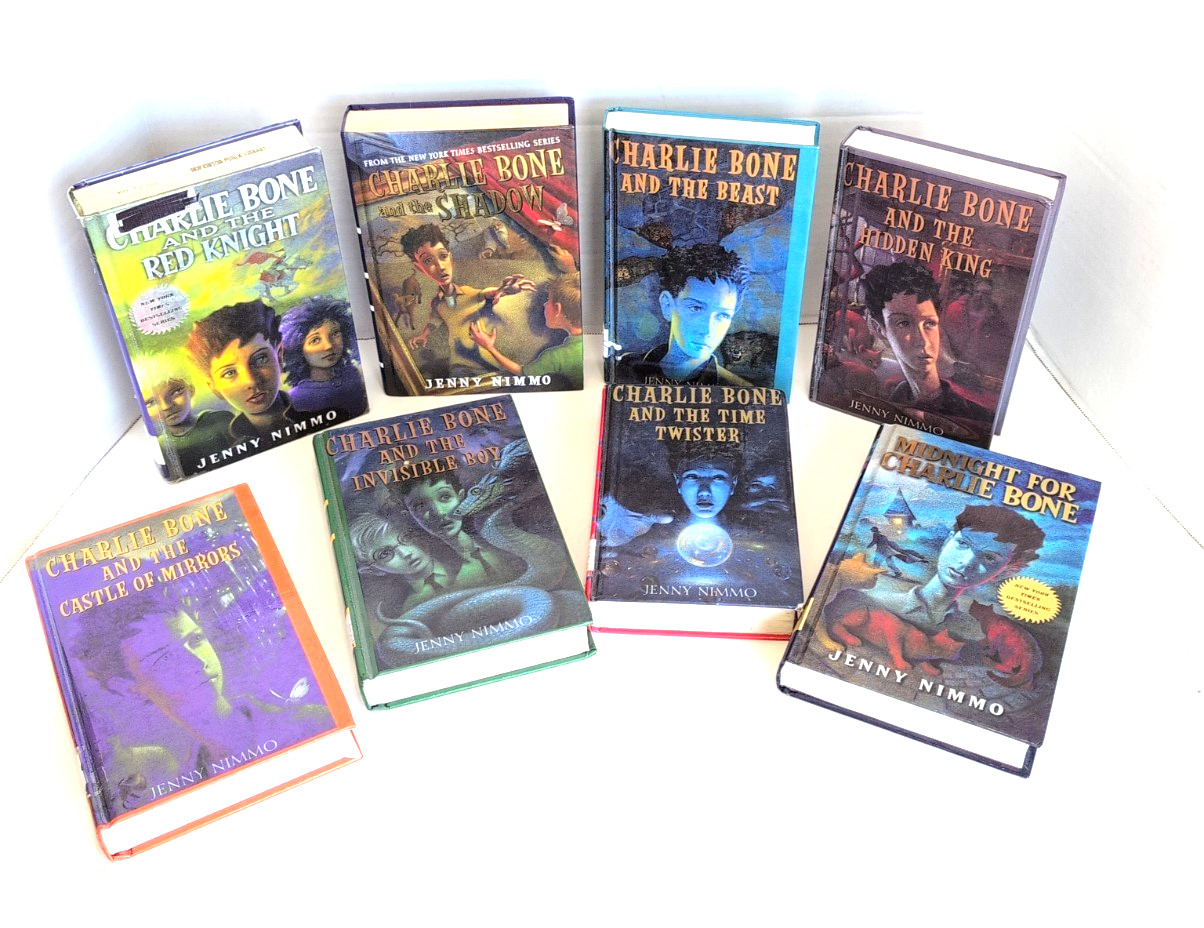 Charlie Bone series 1-8 set by Jenny Nimmo 1 2 3 4 5 6 7 8 hardback lot