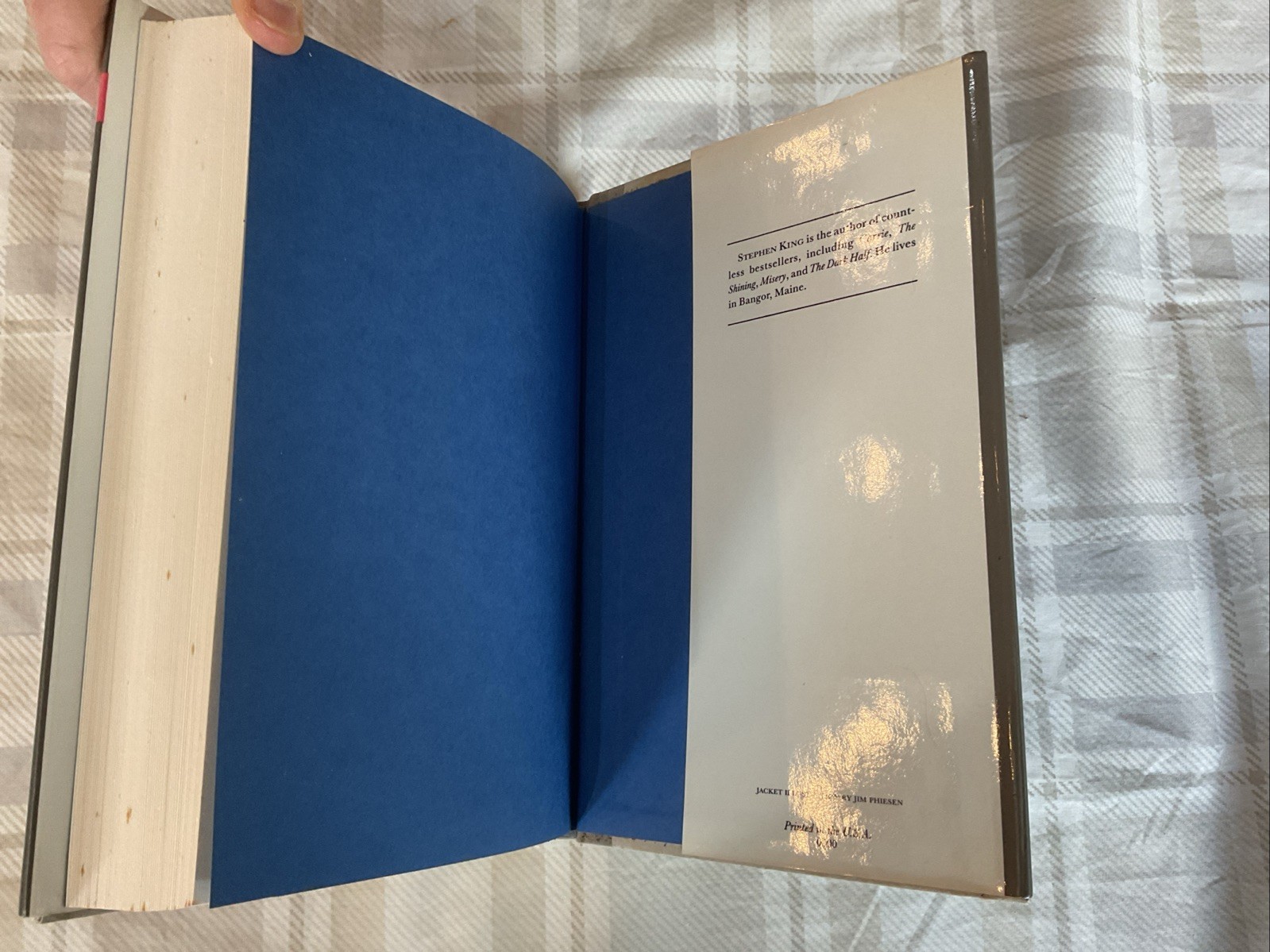 Salem&rsquo;s Lot by Stephen King Jim Phiesen Art Hardcover Doubleday 1975