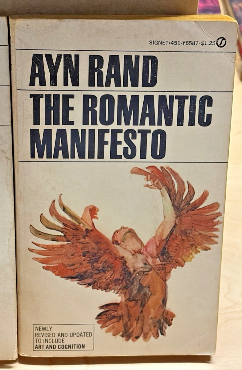Ayn Rand Vintage Signet Paperback Book Lot of 4 Atlas Shrugged Anthem Fiction