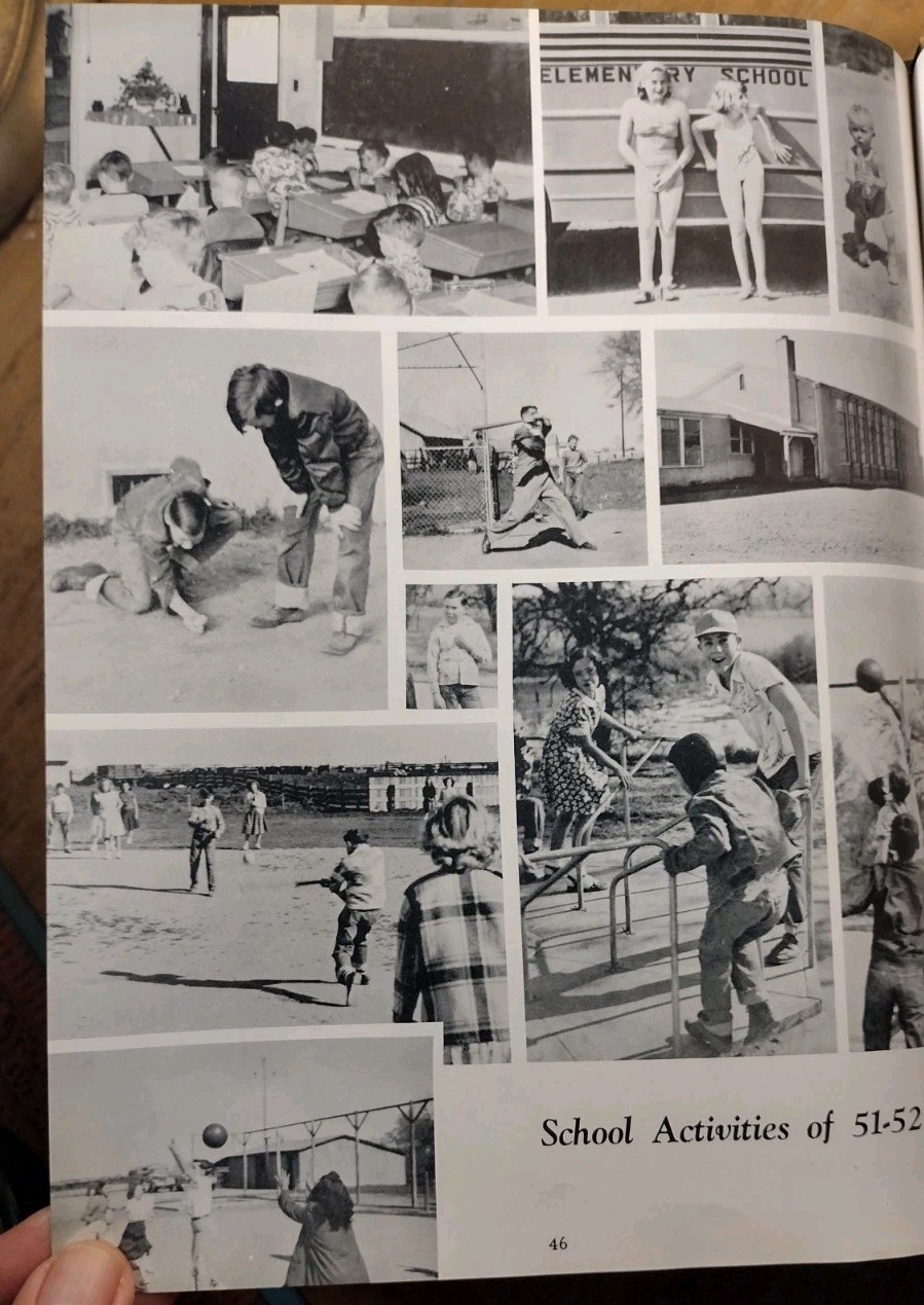 1952 GERBER UNION Elementary School K-8 Yearbook (Red Bluff, CA) Good Condition