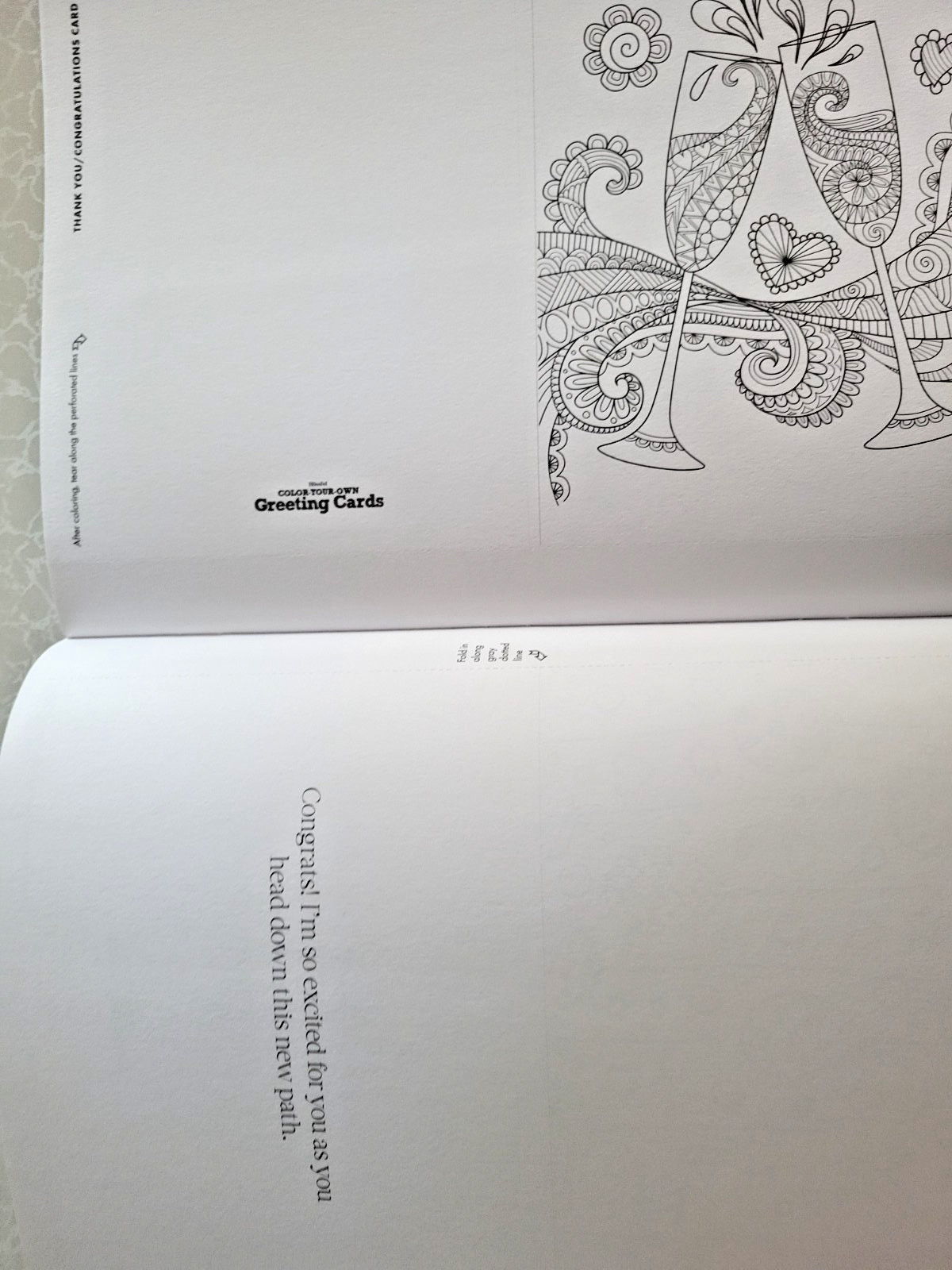 COLOR YOUR OWN GREETING CARDS Create 27 Fun & Festive Cards – Children & Adult