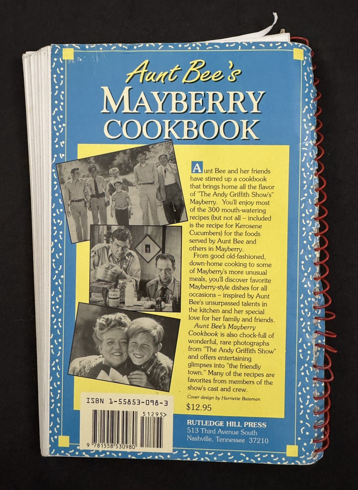 Aunt Bee&rsquo;s Mayberry Cookbook by Ken Beck & Jim Clark (1991)