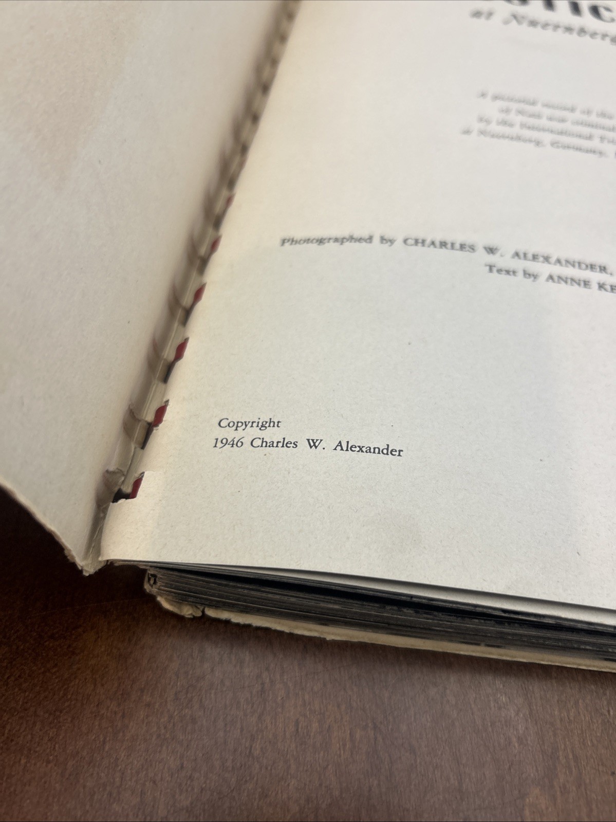 Justice at Nuerberg Trial Pictorial Record Charles Alexander/Anne Keeshan 1946