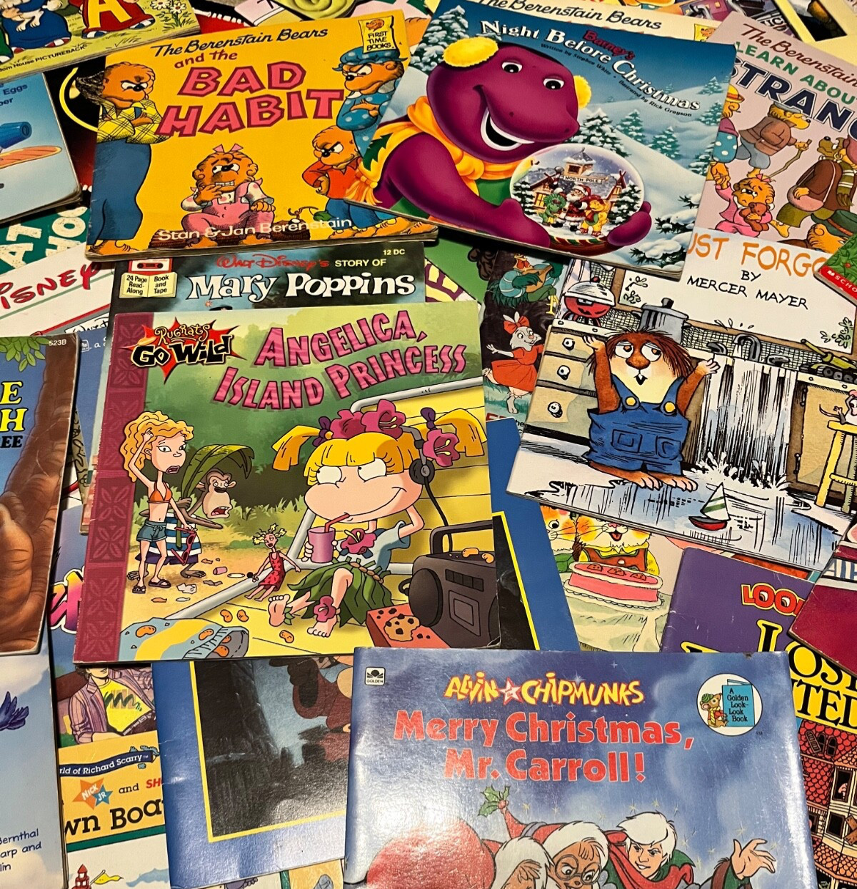 Random Lot of 20 Picture Books For Kids Bernstein Bears Vintage to Now