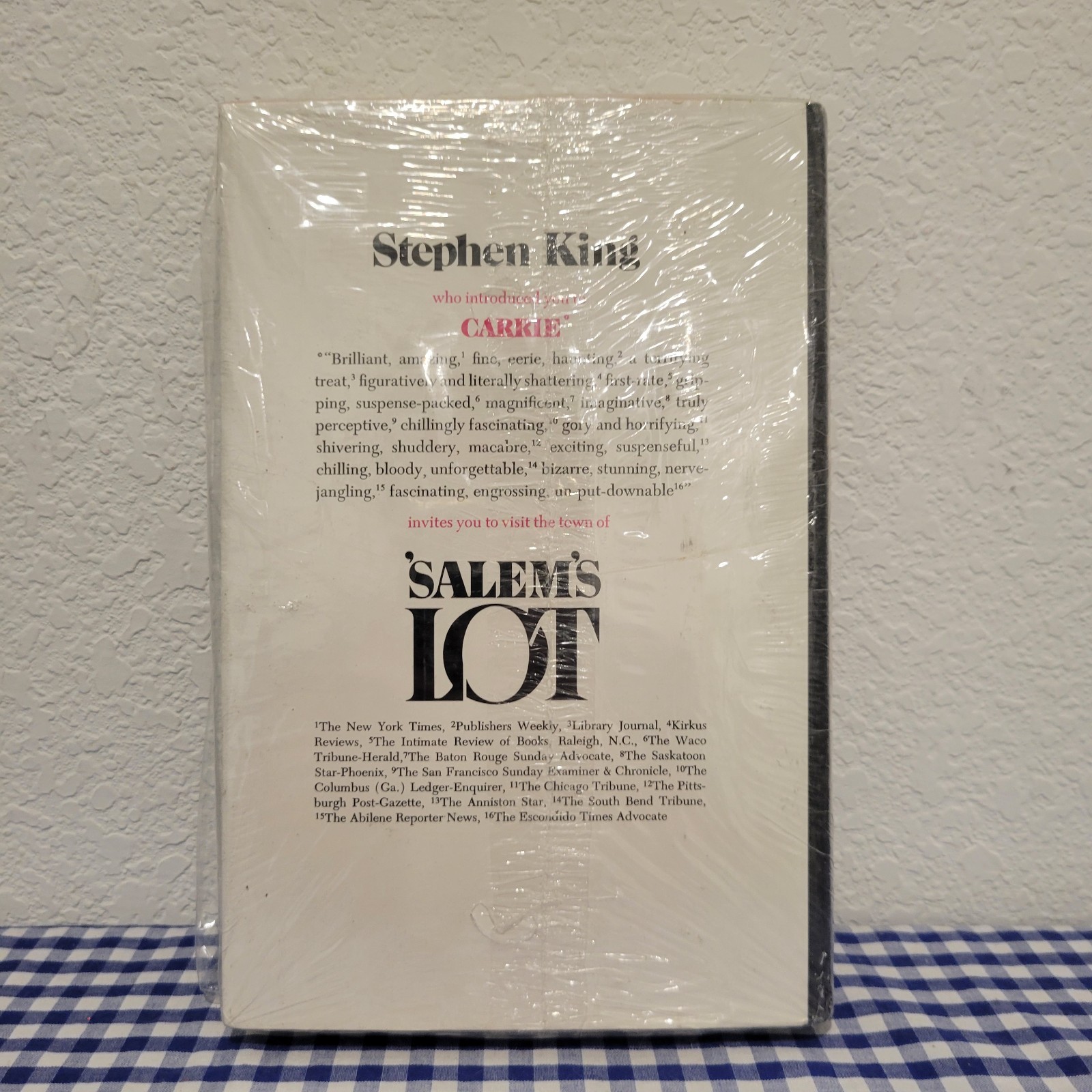 Salem&rsquo;s Lot by Stephen King (1975, Hardcover)