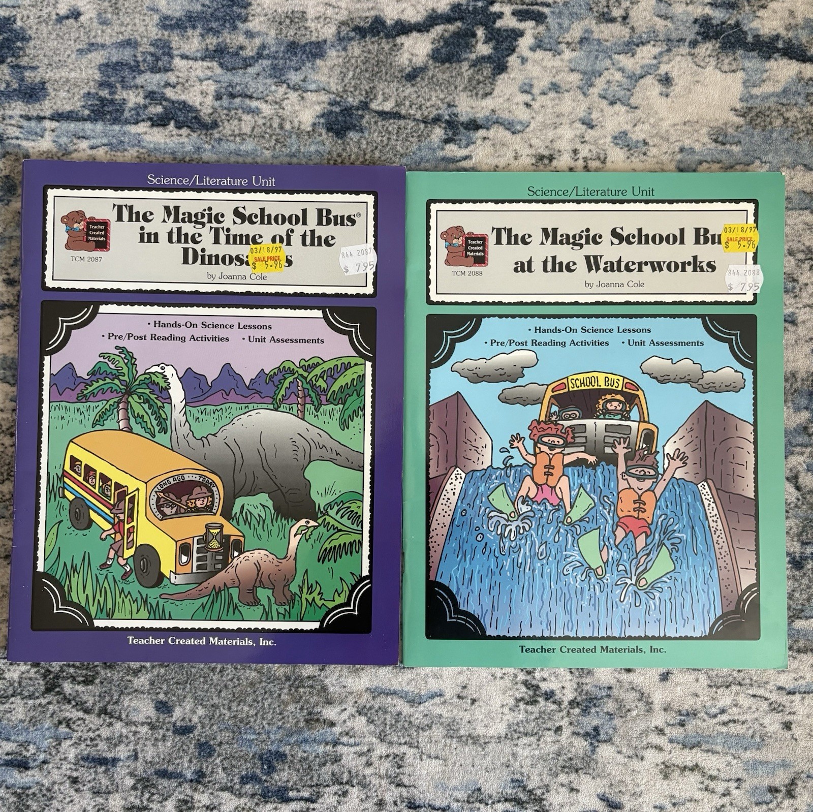 22 Magic School Bus Vintage Science Books Joanna Cole Bruce Degen PBS