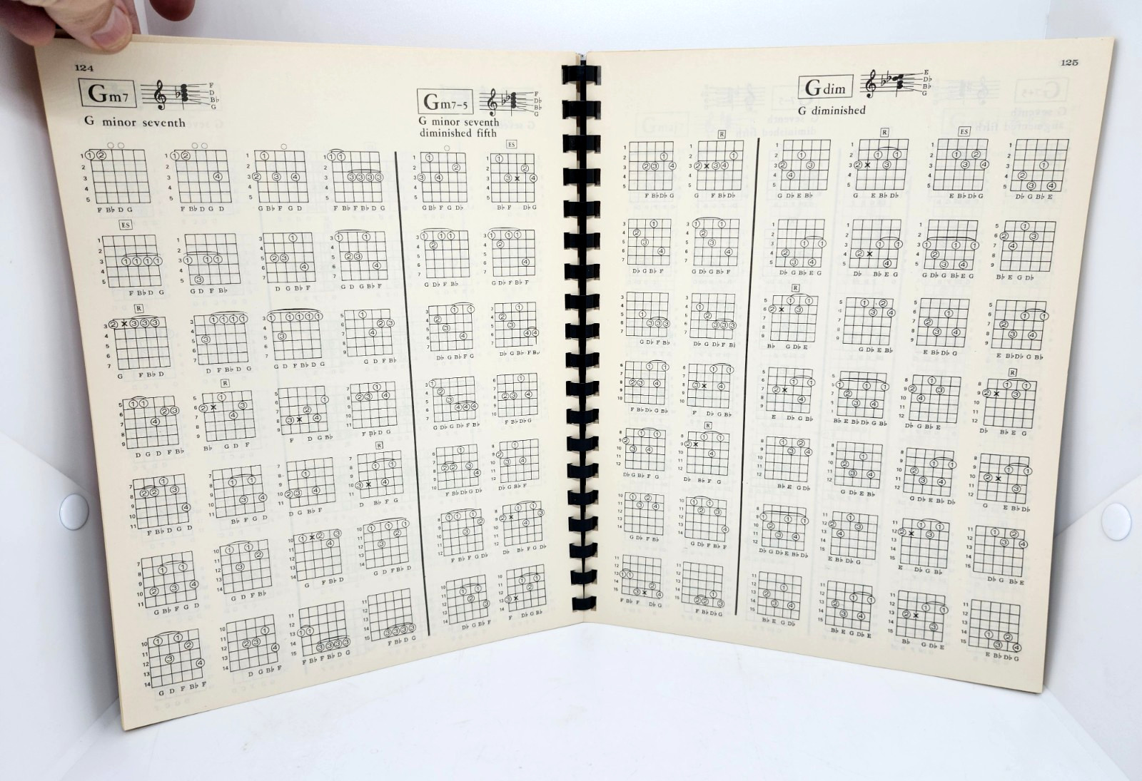 VTG 1984 7,488 GUITAR CHORDS SOFTCOVER BOOK WITH CHORD POSTER ~ JAY ARNOLD