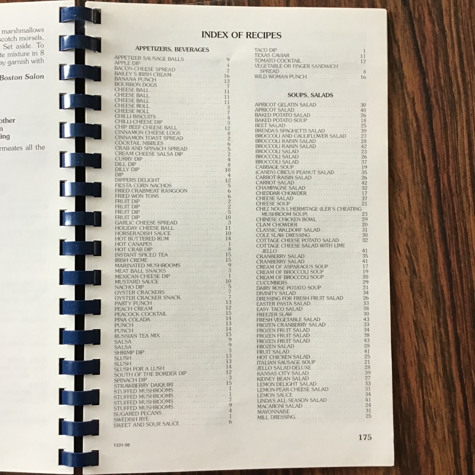 Springfield Illinois Cosmetology Association 1998 Vtg Cookbook. SEE INDEX PHOTOS