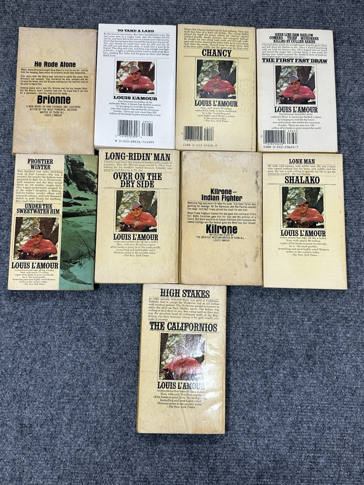 Louis L’amour Lot Of 9 Books