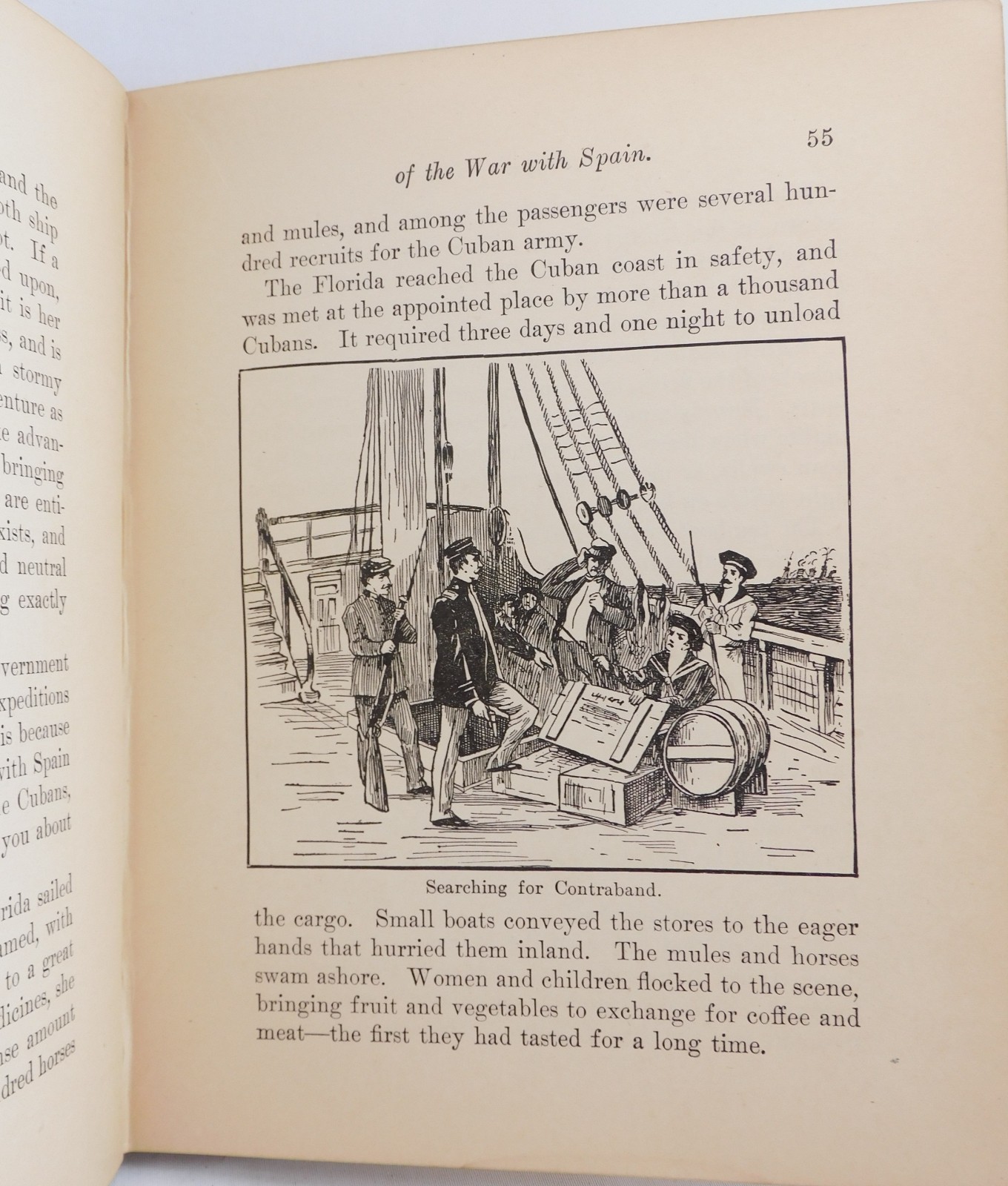 Antique Young People&rsquo;s History Of The Spanish War 1900 Prescott Holmes Illus HC