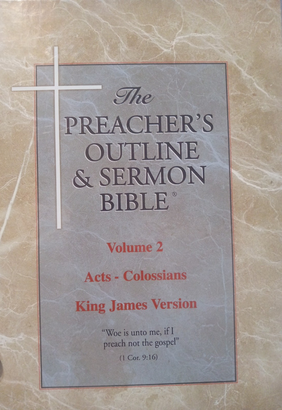 The Preacher&rsquo;s Outline & Sermon Bible—KJV—-3 Volume Set—-NO SLIPCASE