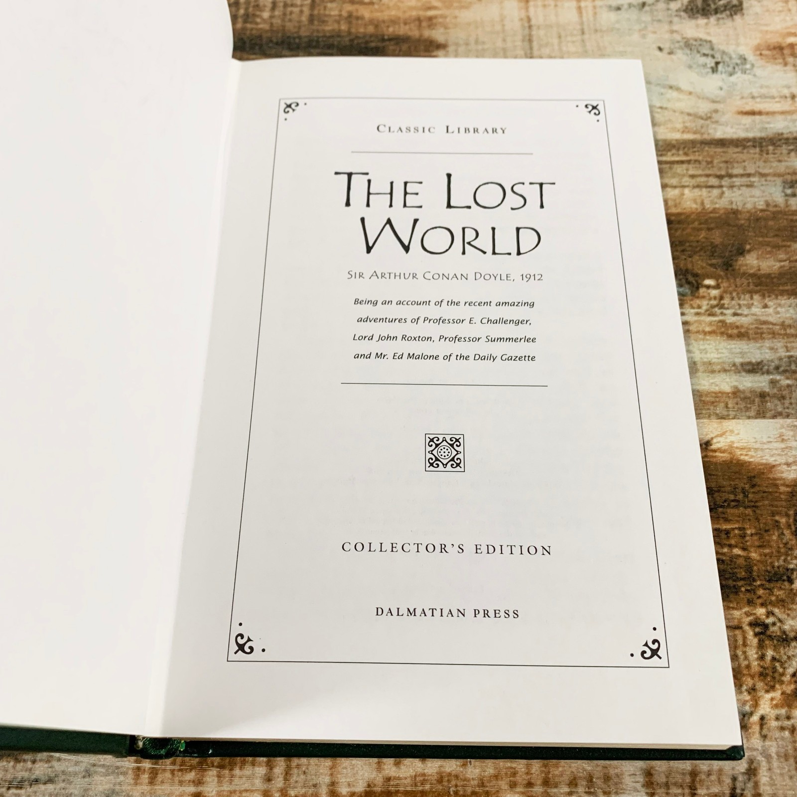 The Lost World by Sir Arthur Conan Doyle – Collector&rsquo;s Edition, Dalmatian Press