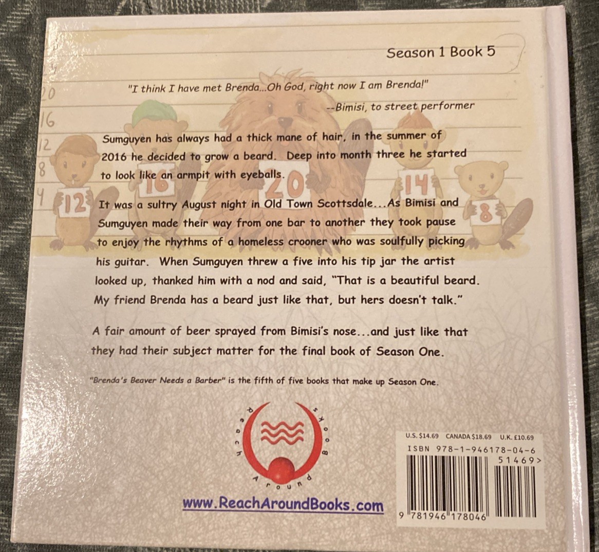 Brenda&rsquo;s Beaver Needs a Barber HARD COVER–Physical Book