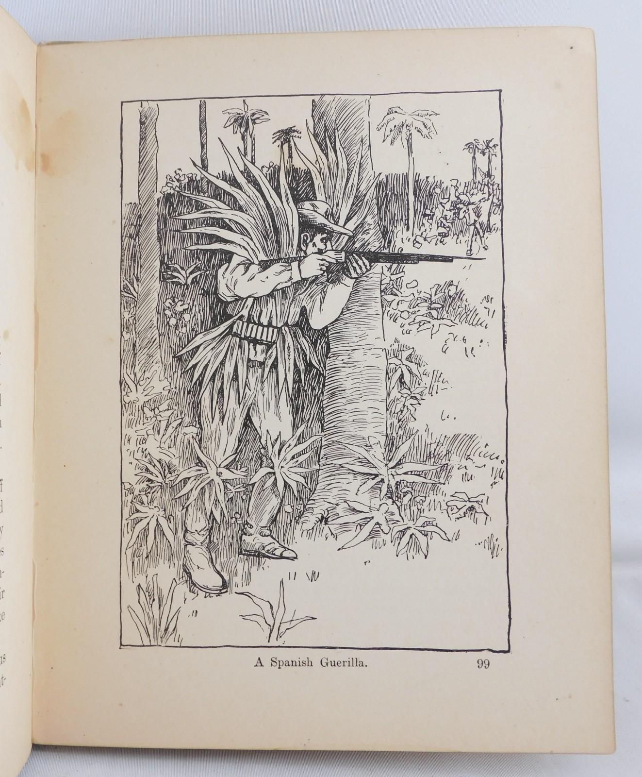 Antique Young People&rsquo;s History Of The Spanish War 1900 Prescott Holmes Illus HC