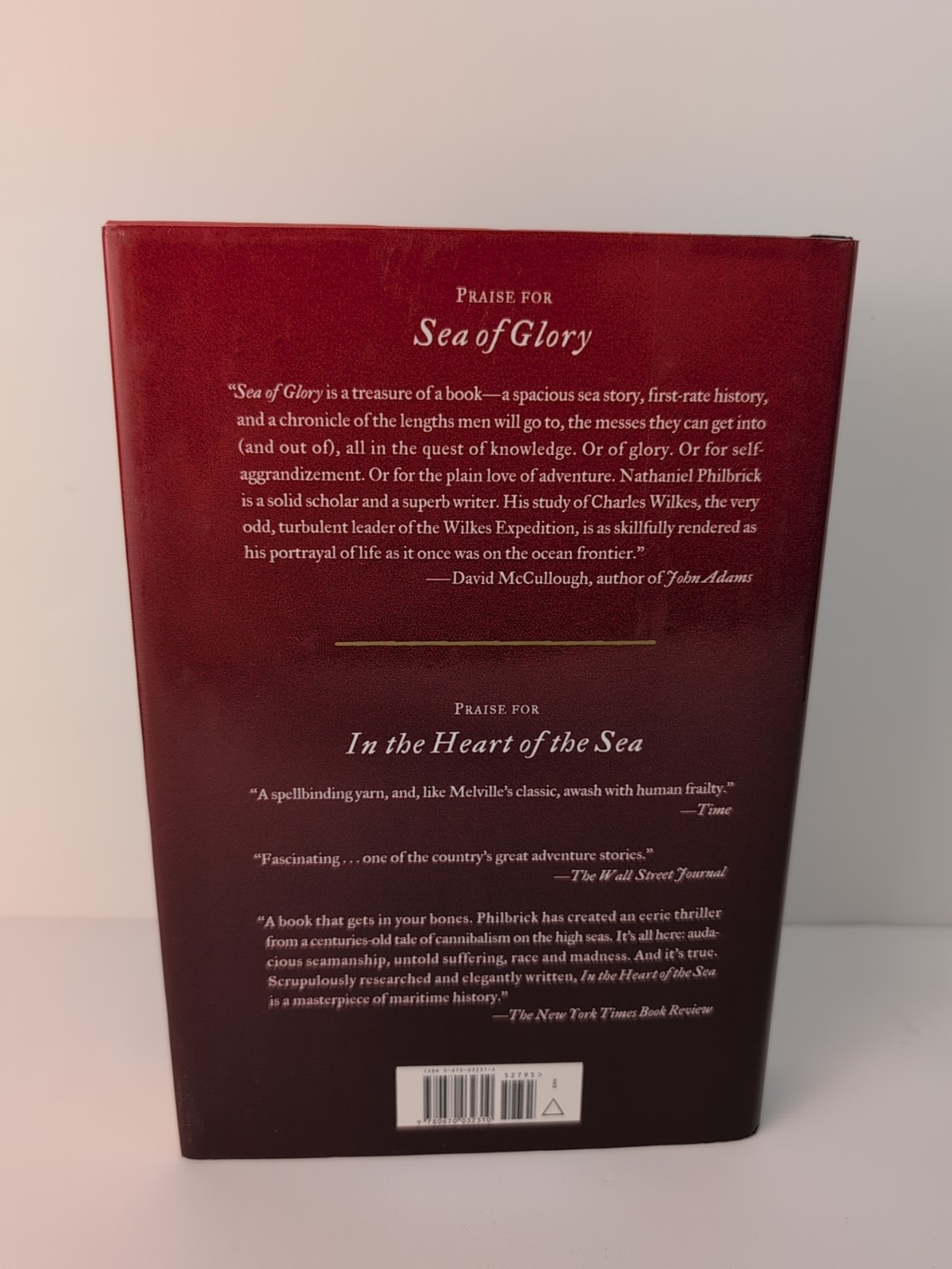 SIGNED 1st/1st Sea of Glory: America&rsquo;s Voyage of Discovery Philbrick HC/DJ 2003
