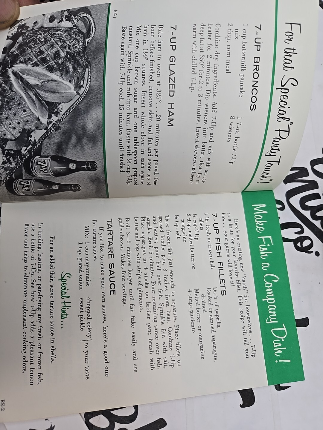 ​You&rsquo;re Really Cooking with Seven-Up! 1957 Recipe Booklet 16 Pages Vintage Soda