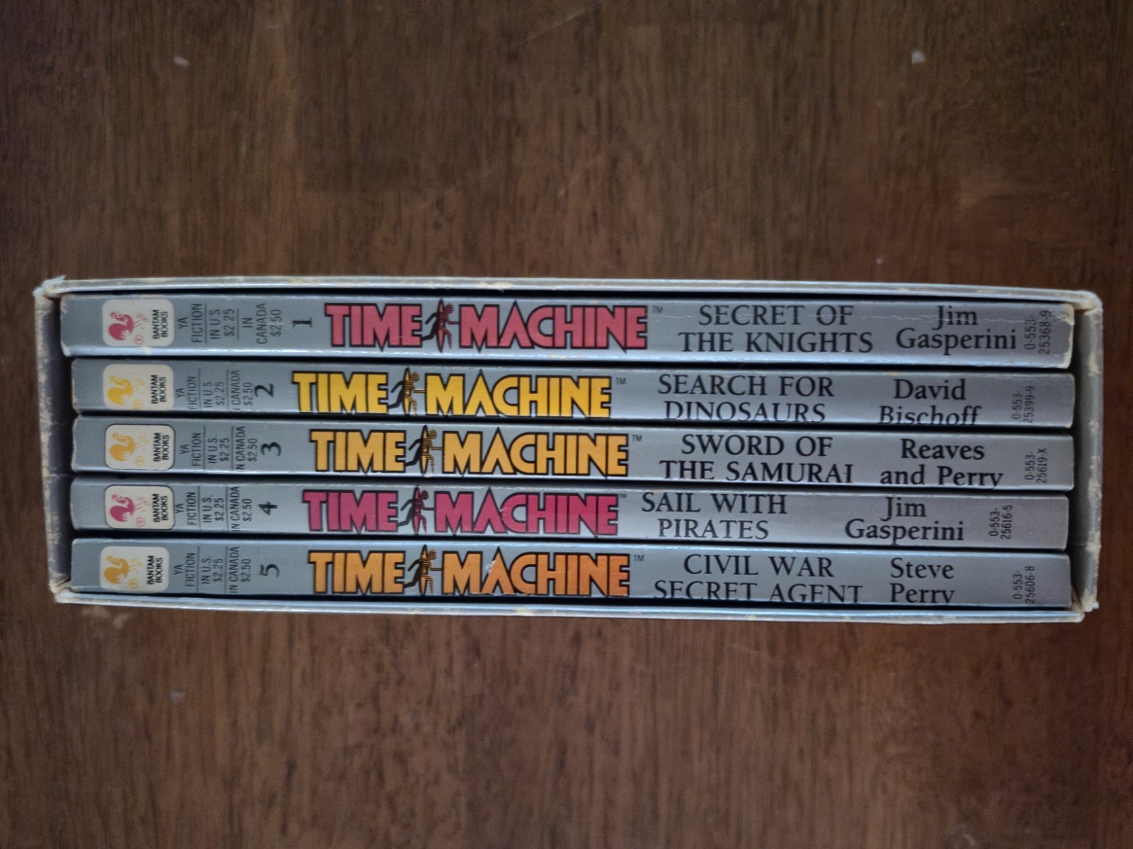 Bantam Time Machine Series Books 1-5 In Boxed Set CYOA RPG Gamebook Lot 1980&rsquo;s