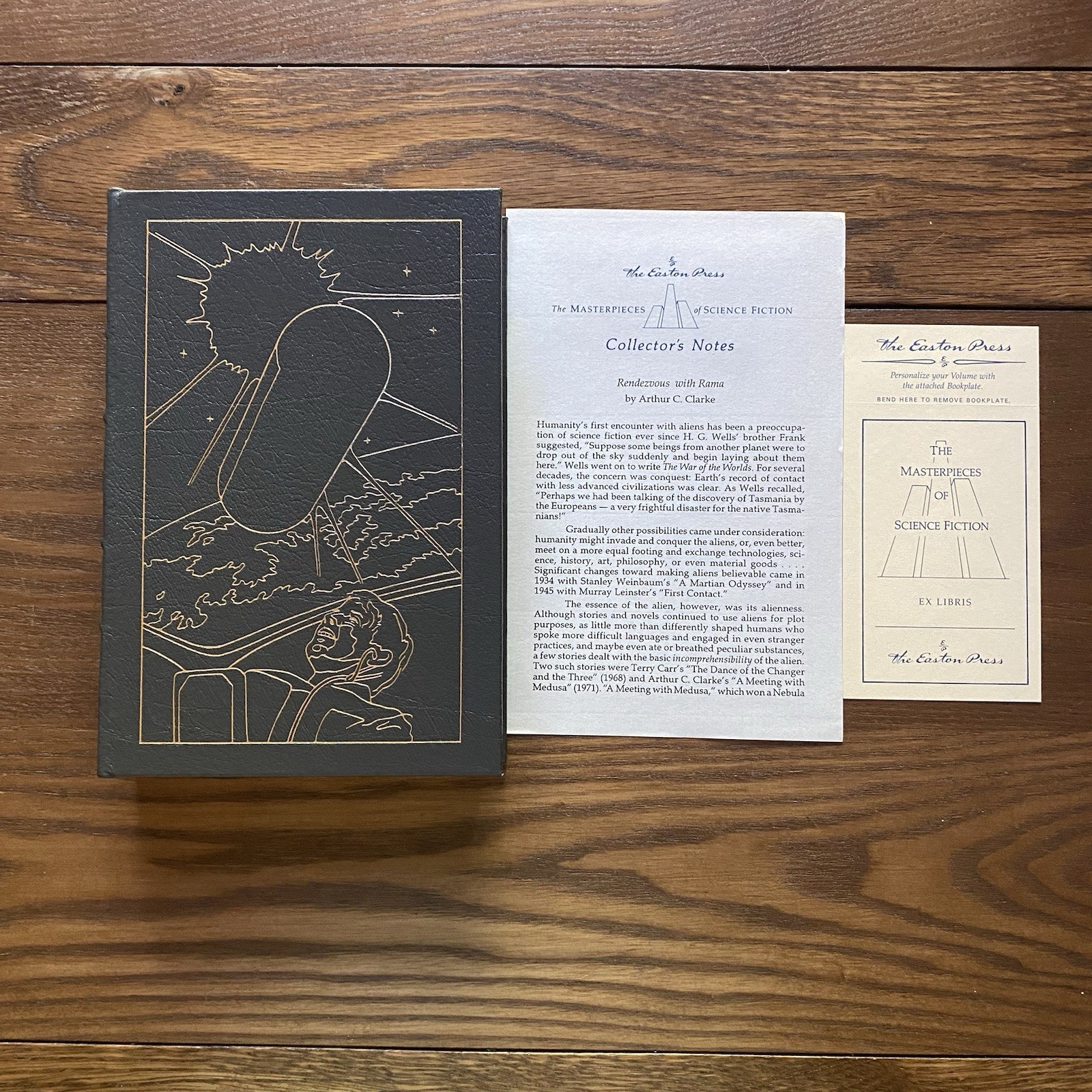 Easton Press Rendevous 1993 Arthur C Clarke Collectors Ed Leather Bound SciFi