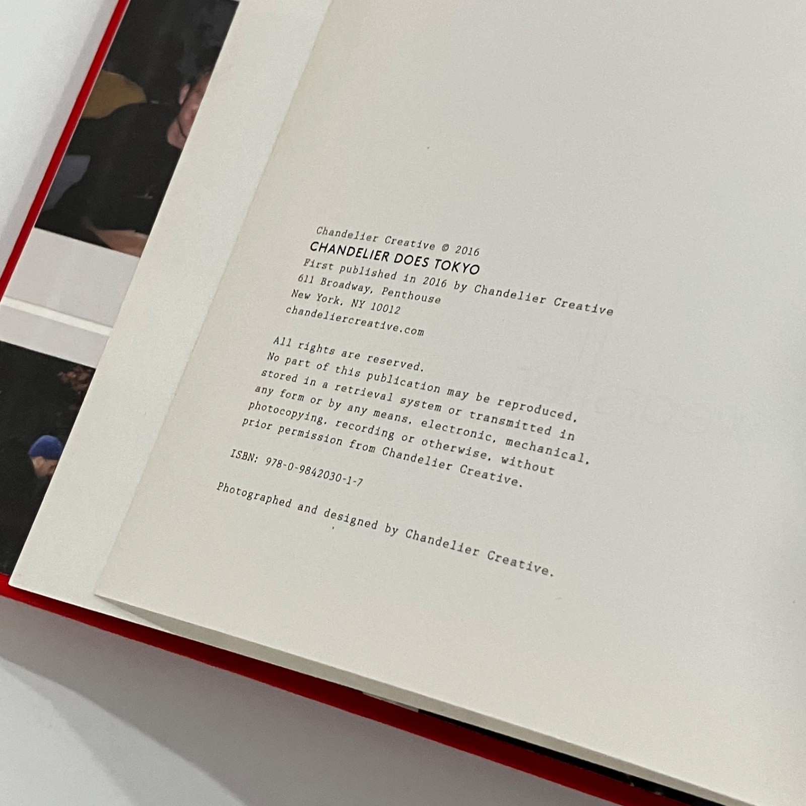 Chandelier Does Tokyo Coffeetable Art Travel Hardcover Book 2016