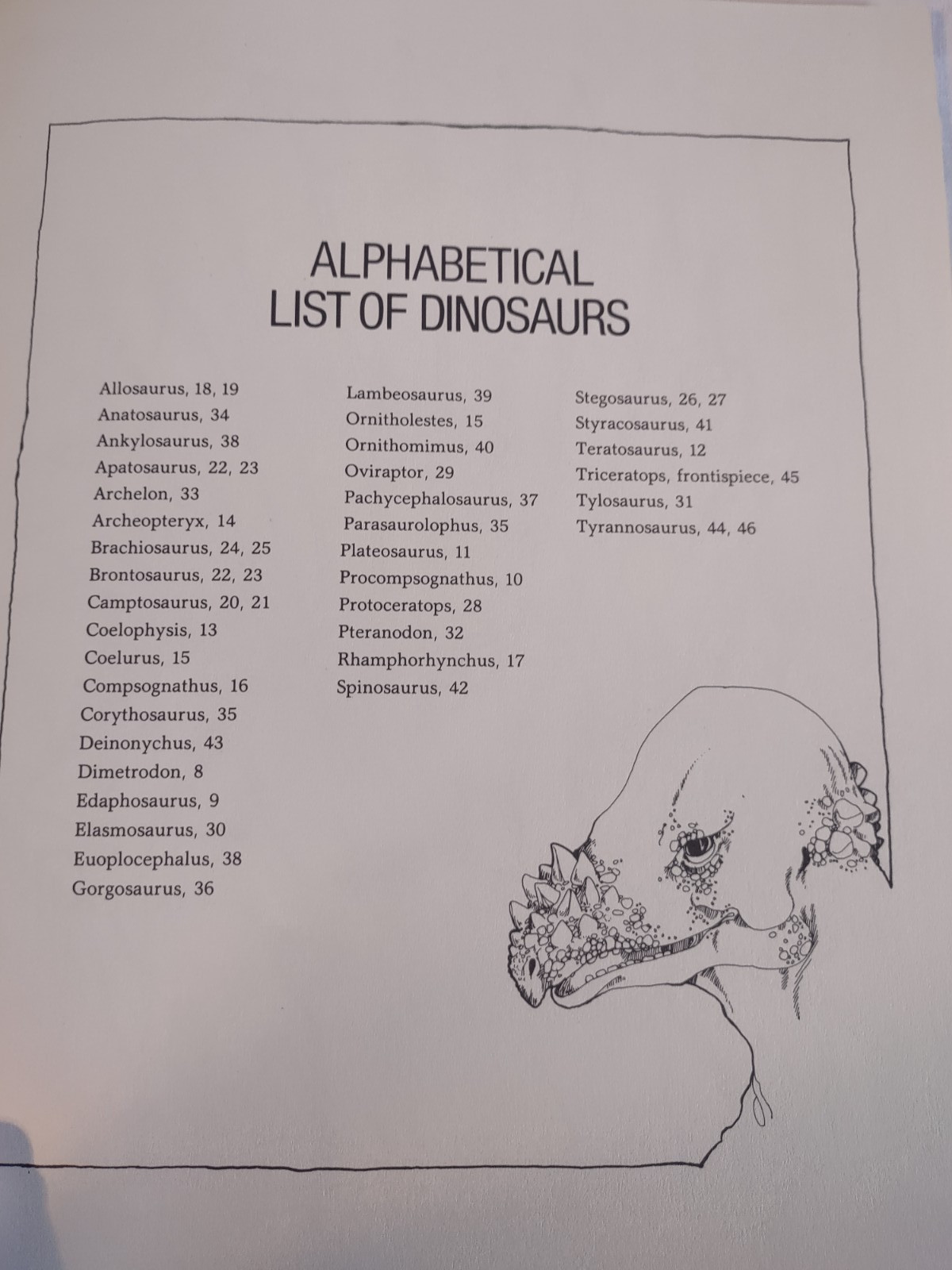 Vintage Dover The Dinosaur Coloring Book