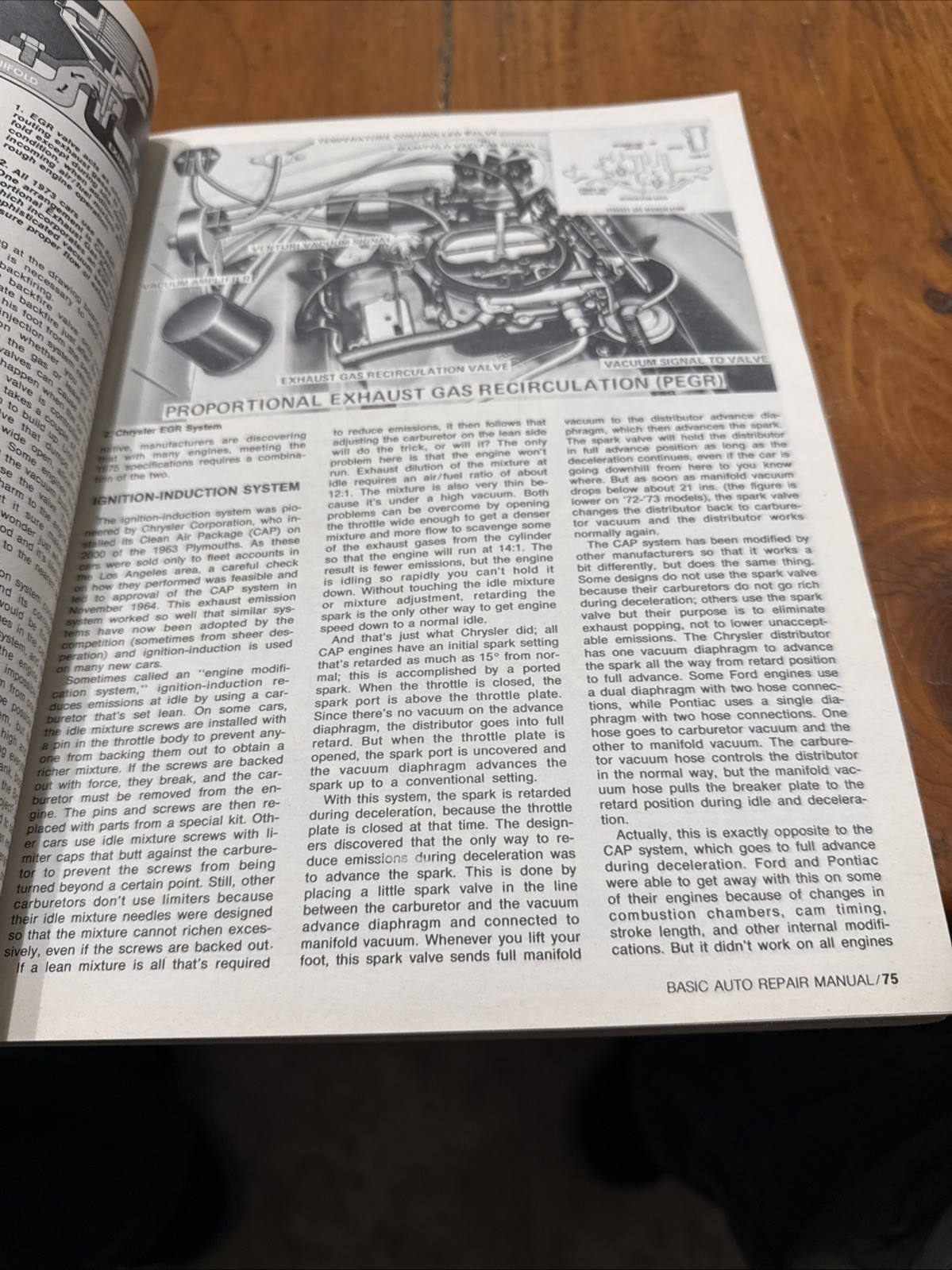 1973 Petersen&rsquo;s Basic Auto Repair Manual Book Custom Racing Hot Rod Library