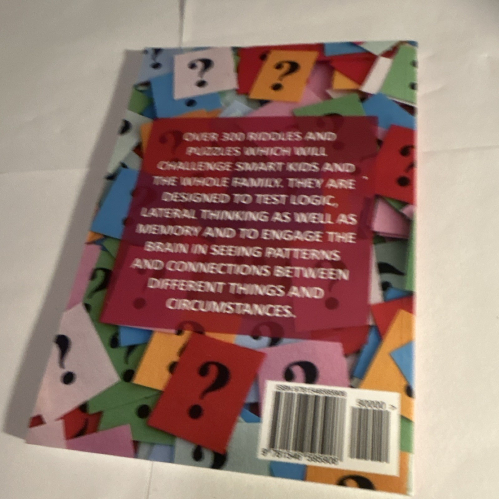 Difficult Riddles for Smart Kids M. Prefontaine Paperback Brain Teasers