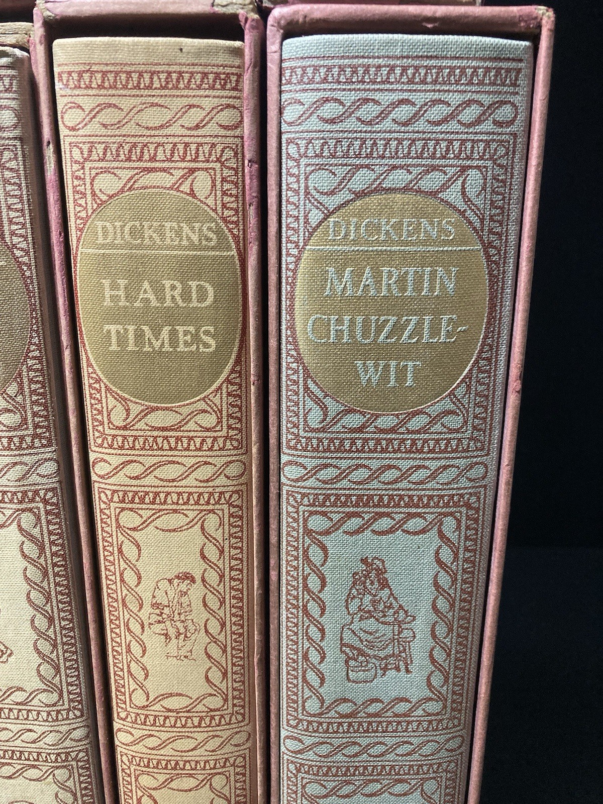 Lot of 9 VTG Heritage Press Illustrated Works of CHARLES DICKENS w/Slipcases