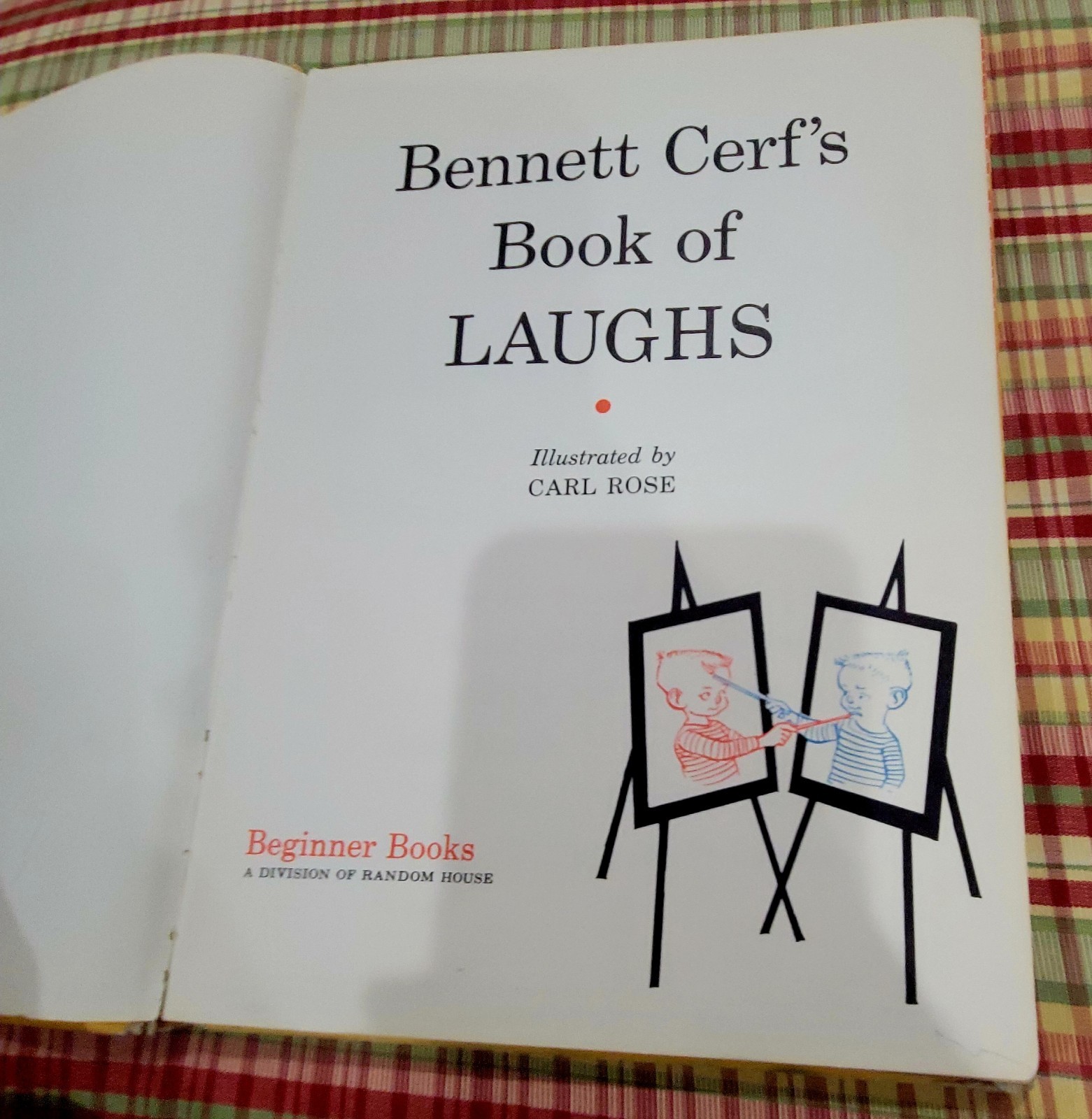 Dr. Seuss Beginner Books Vintage 1959 Book of Laughs By: Bennett Cerf