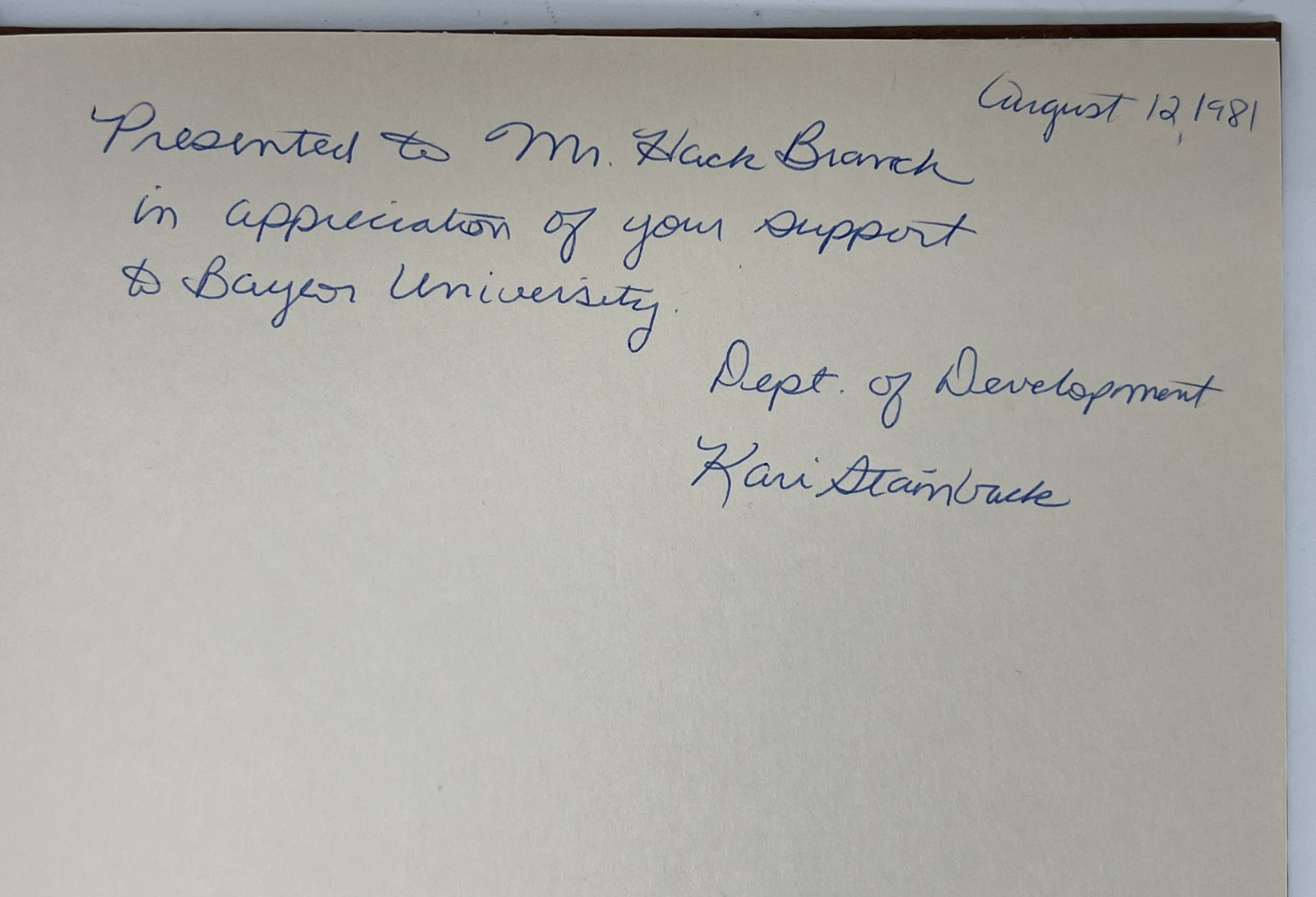 VTG BIOGRAPHY: Abner McCall: One Man&rsquo;s Journey – 1981 1st Ed. HC Baylor Univ.