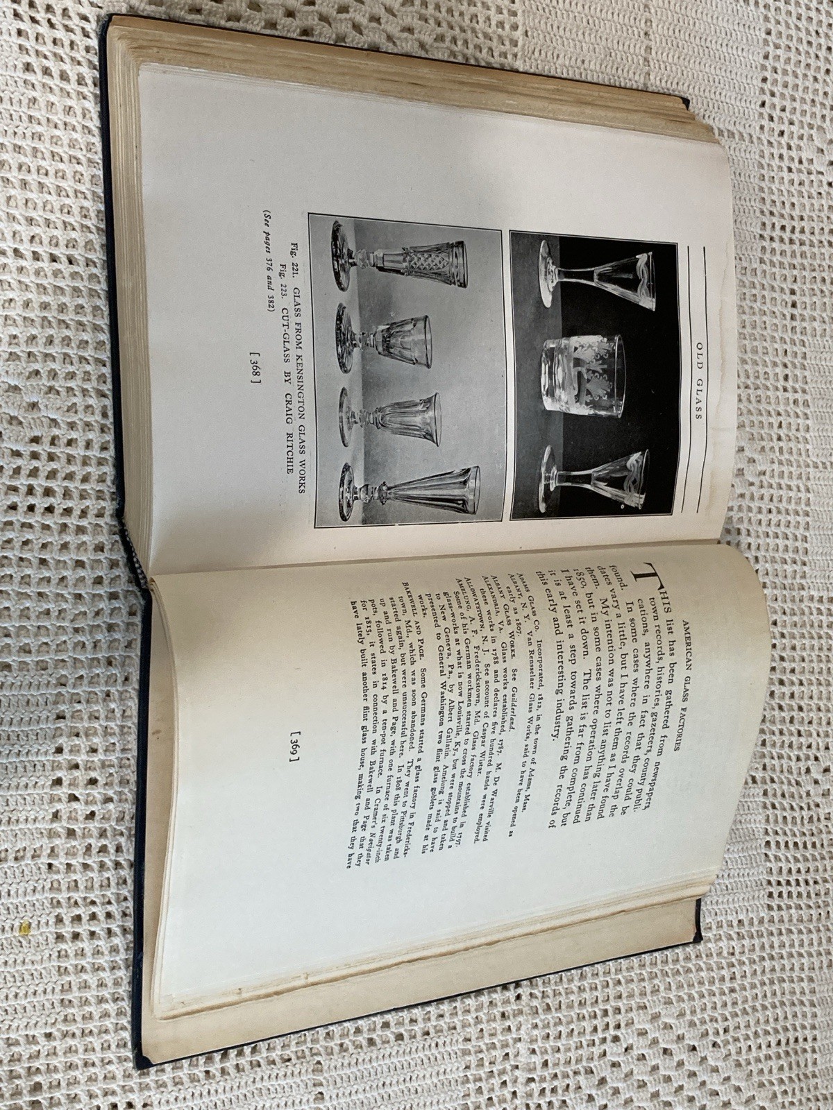 Old Glass European and American (Hardcover book, 1924, 1946) N. Hudson Moore