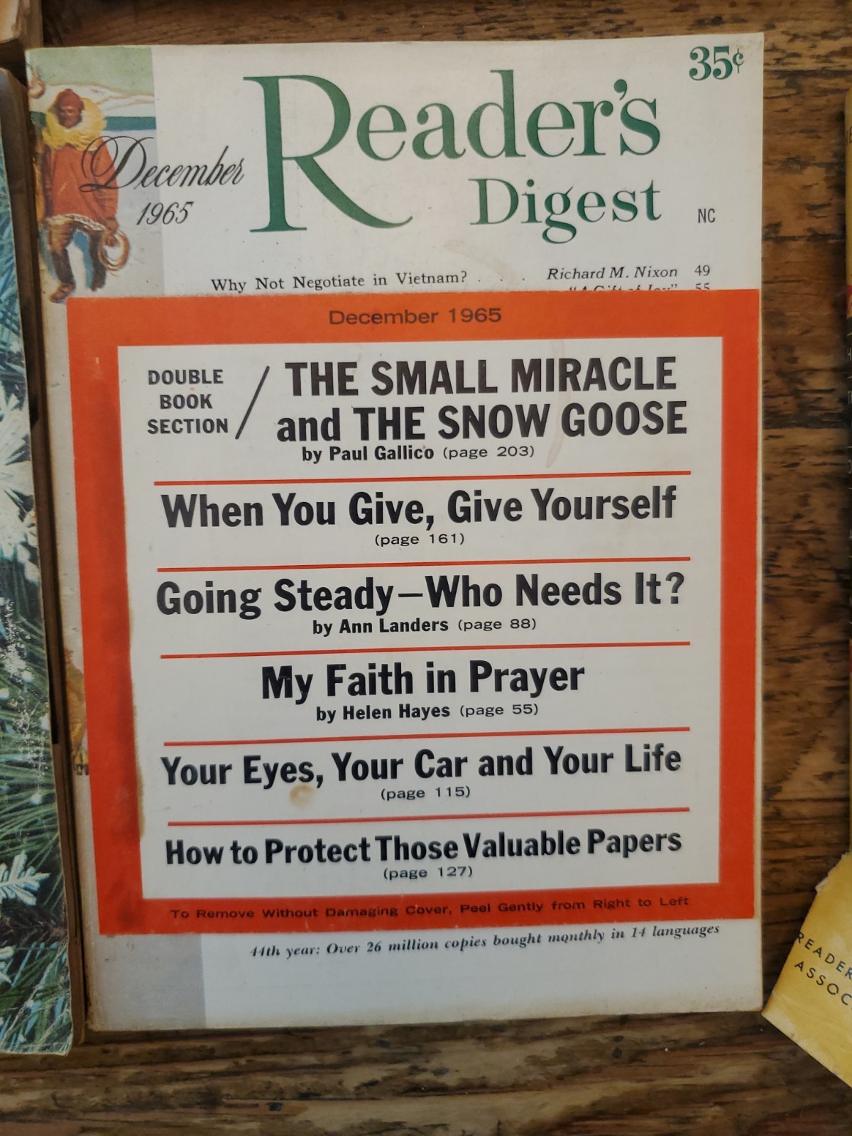 Lot Of 6 &rsquo;54 &rsquo;60 &rsquo;61 &rsquo;65 Reader’s DIGEST Vintage History Short Stories 1954 Book