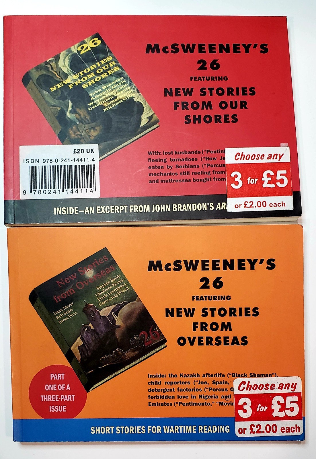 McSweeney&rsquo;s Issue 26 2 books ~120 pages each copyright 2008