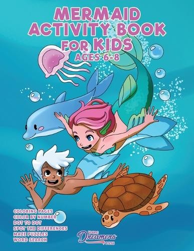 Young Dreamers Press Mermaid Activity Book for Kids Ages 6-8 (Paperback)