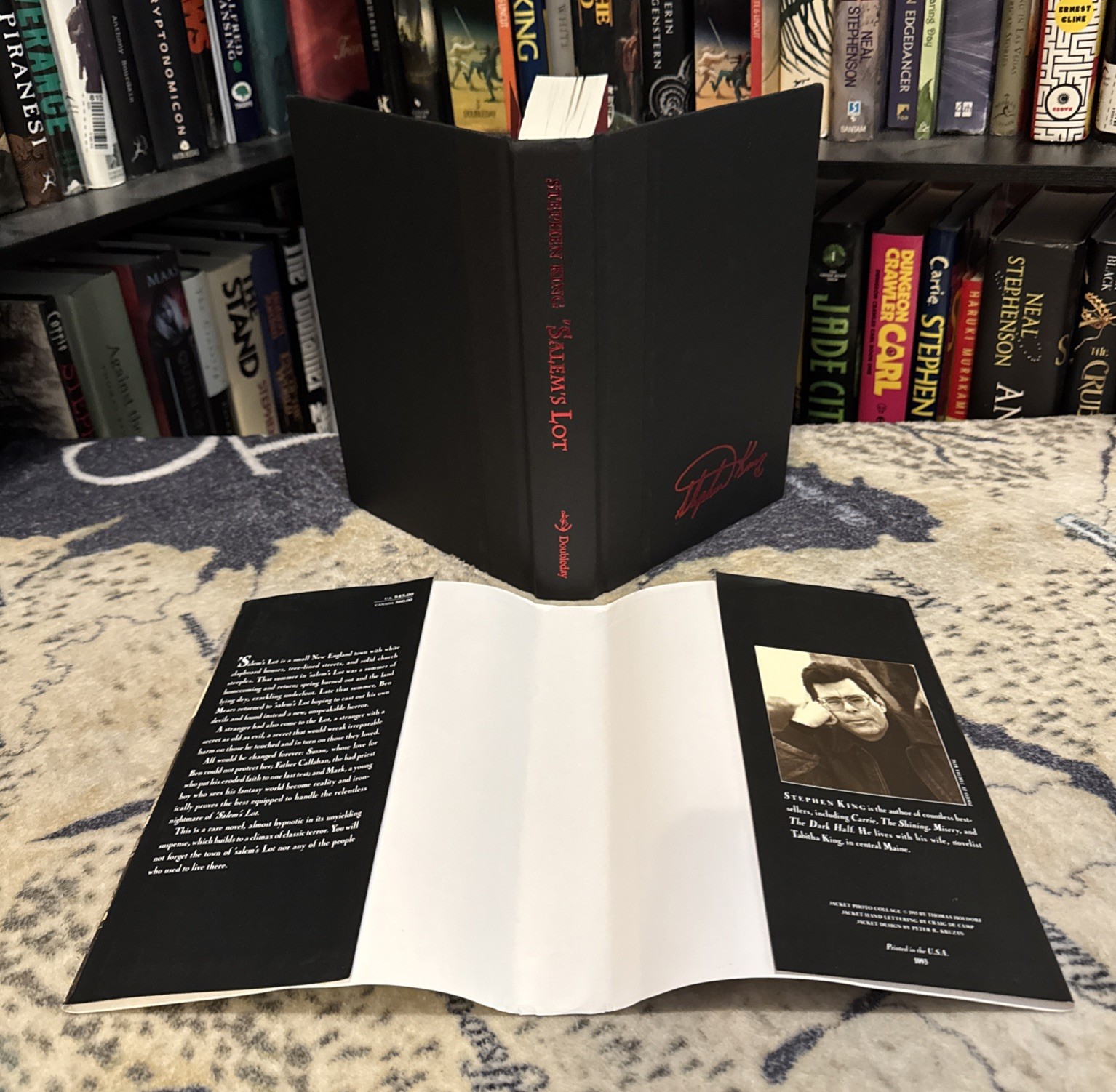 &lsquo;Salem&rsquo;s Lot by Stephen King (Hardcover) Doubleday Thomas Holdorf Cover, VG