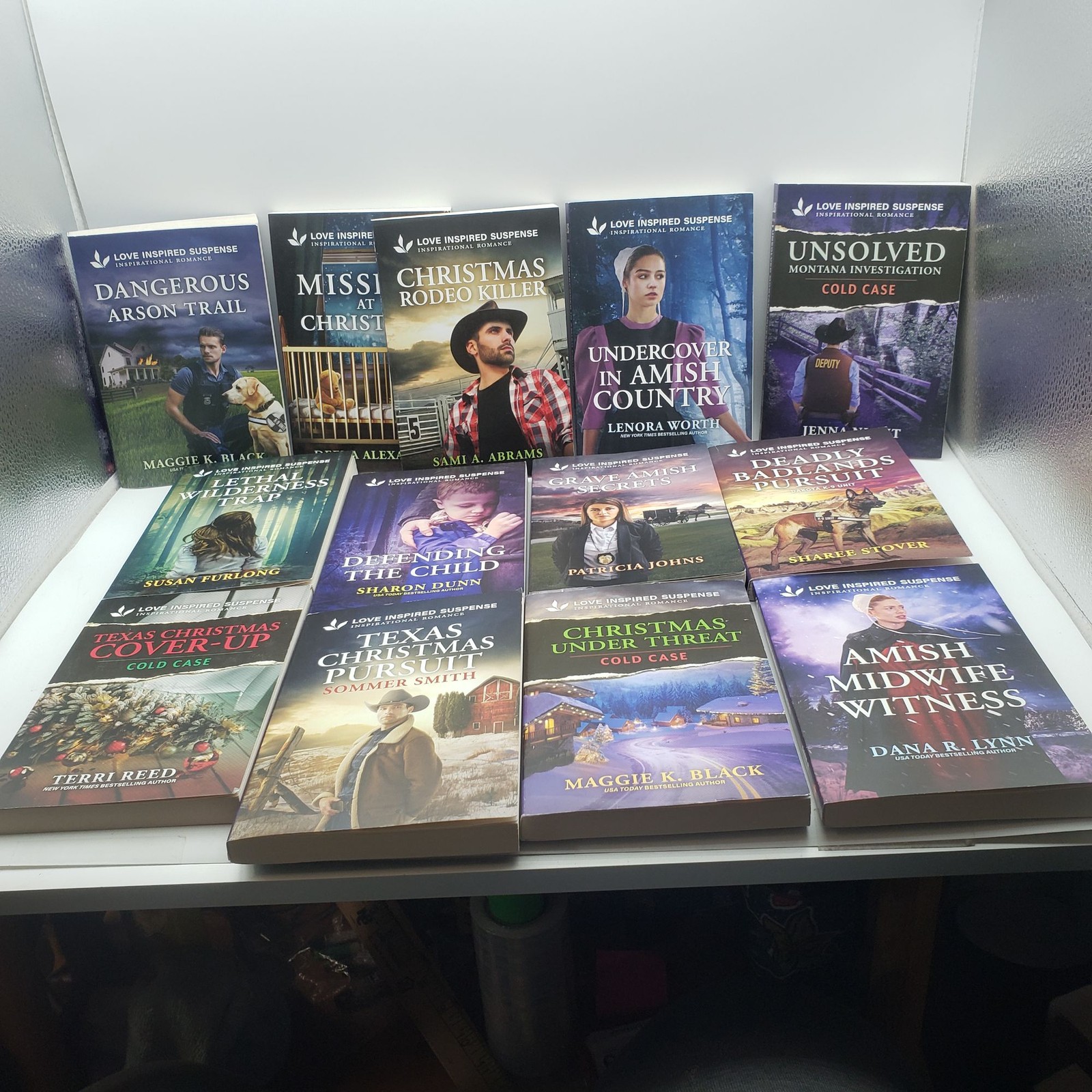 Love Inspired Suspense Novels Lot Of 13 Mystery and Romance Collection