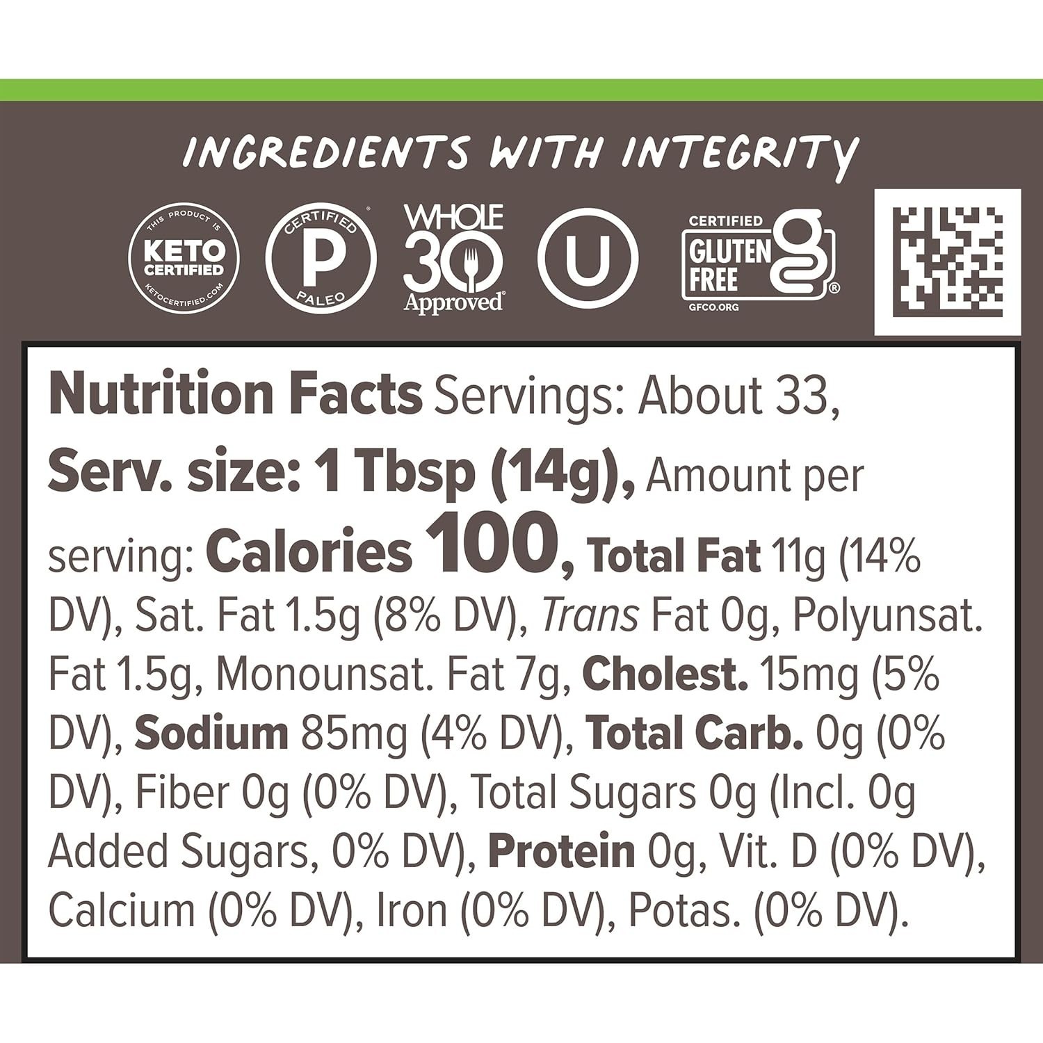 17 oz Avocado Oil Mayo – Gluten-Free, Deliciously Light Flavor in Squeeze Bottle