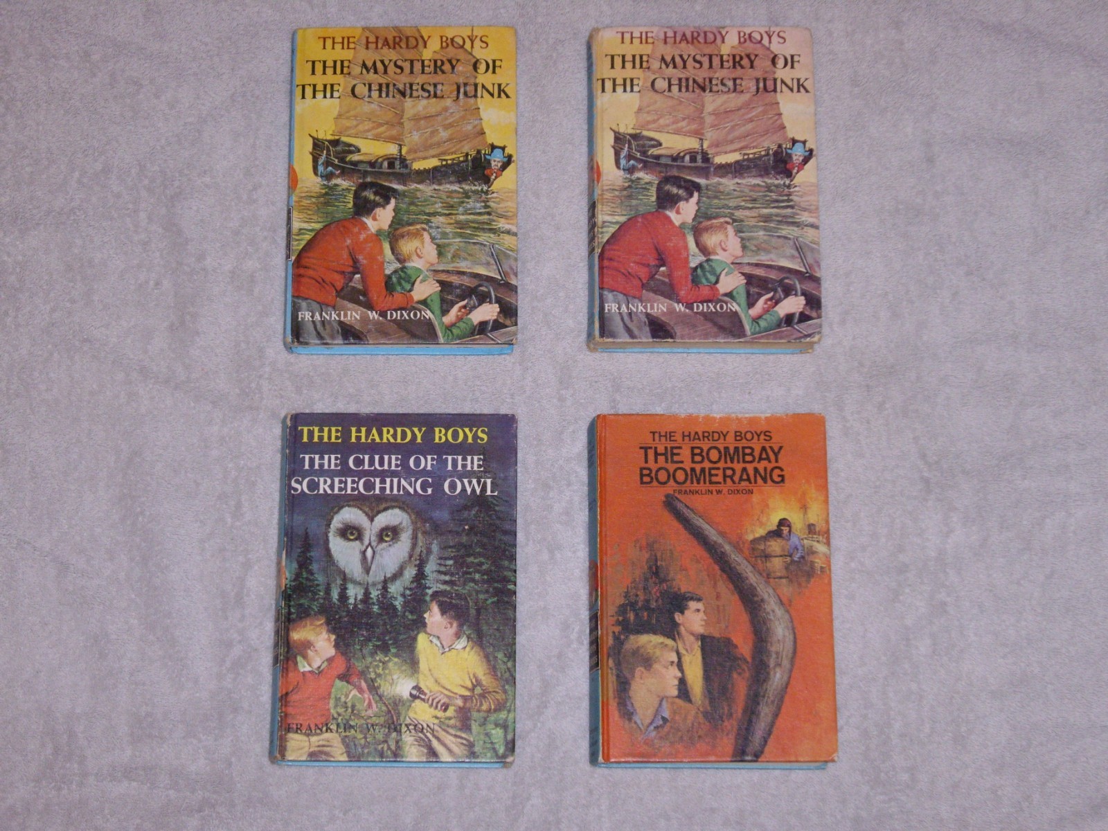 Vintage Hardcover Hardy Boys Books Blue Matte PC HC 1960&rsquo;s – 1970&rsquo;s Editions