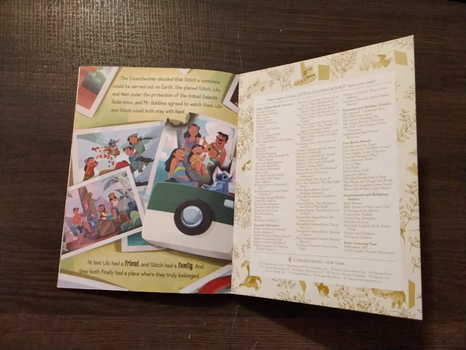 A Little Golden Book – Disney&rsquo;s – Lilo & Stitch