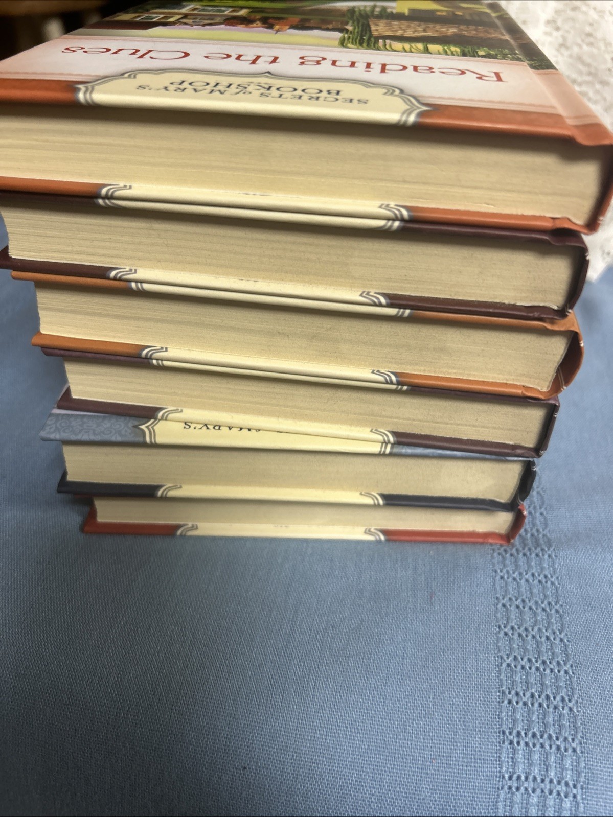 LOT OF 6 SECRETS OF MARY&rsquo;S BOOKSHOP Mysteries HC 2012 Guideposts VGC
