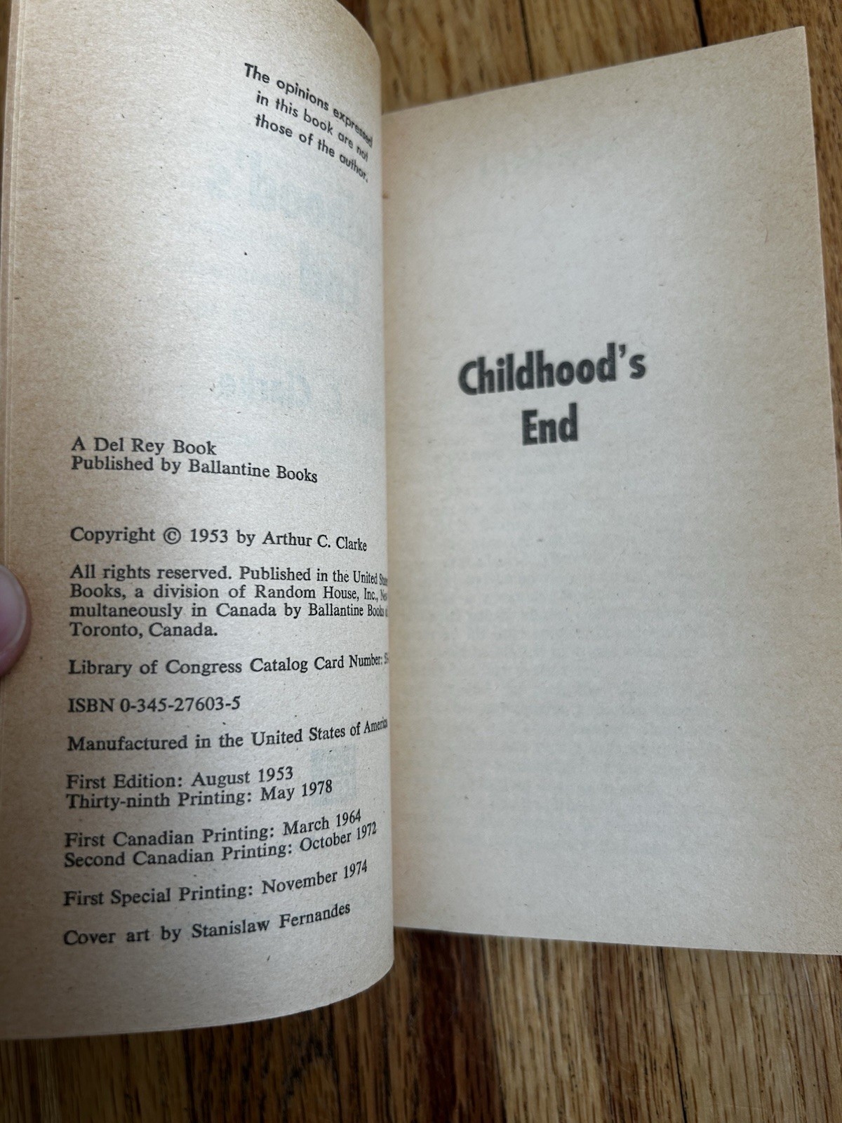 Childhood&rsquo;s End by Arthur C. Clarke (1978, Paperback)
