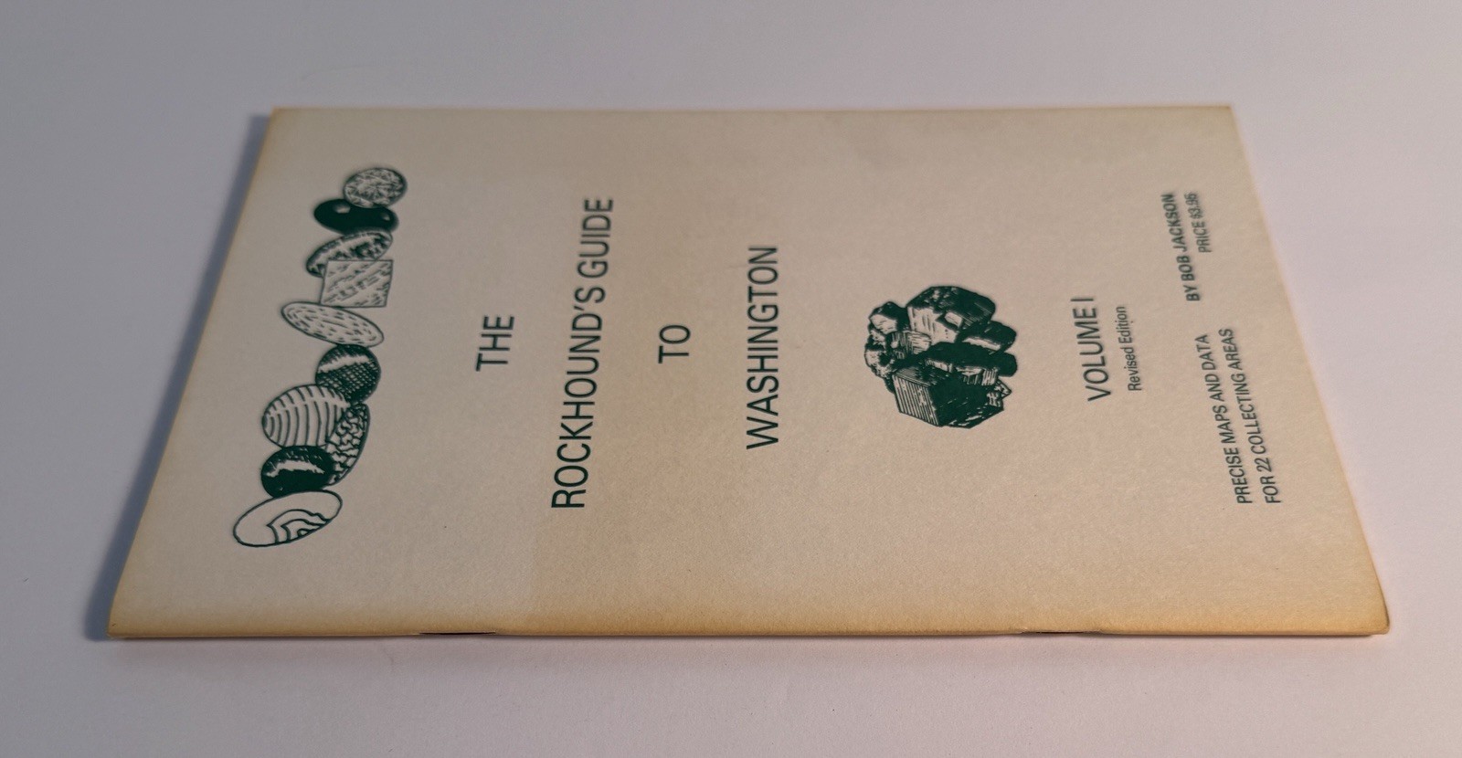 Rockhound&rsquo;s Guide to Washington Vol 1 Bob Jackson PB Like New Unread 1978