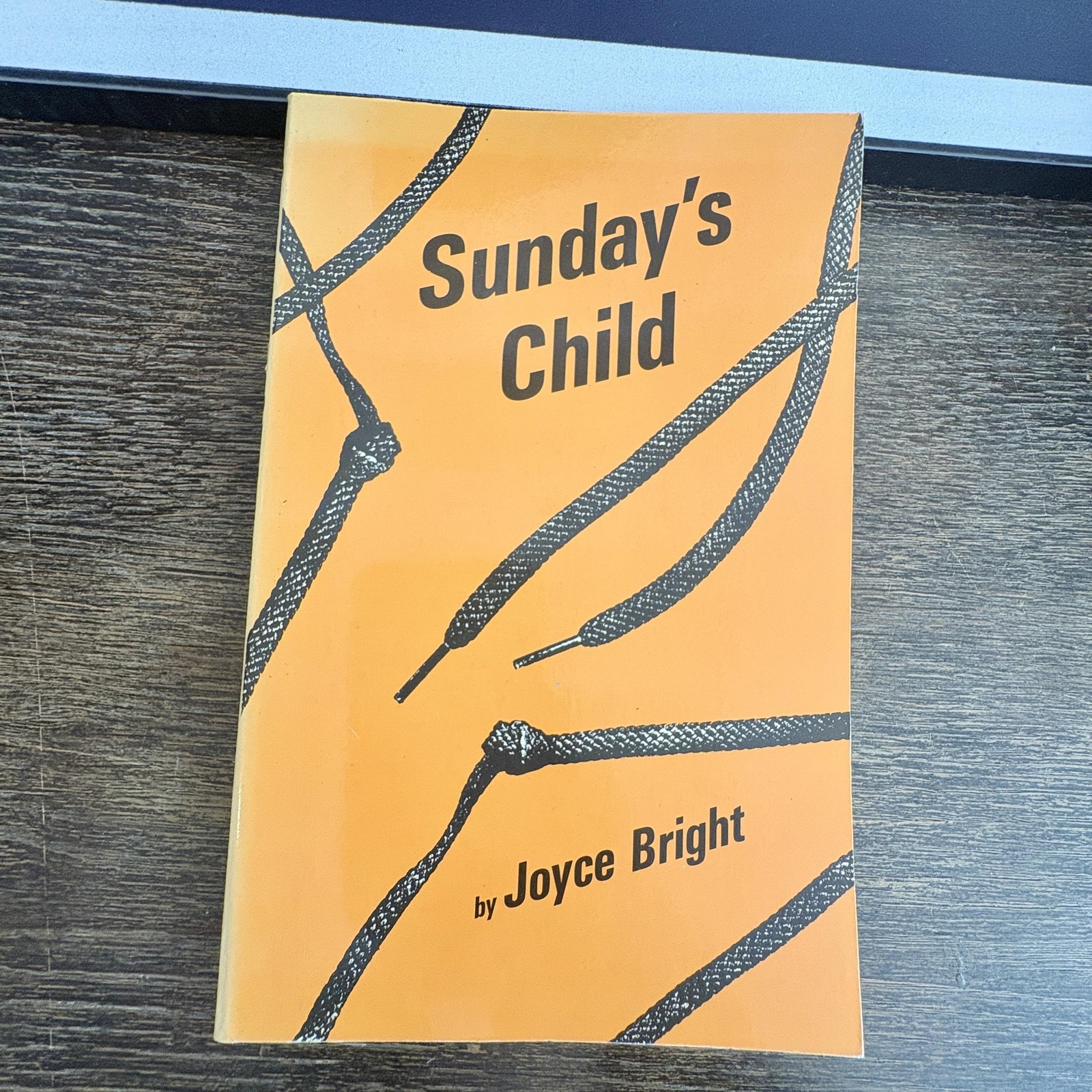 Sunday&rsquo;s Child Joyce Bright Naiad Press Lesbian Romance Orange Softcover Book