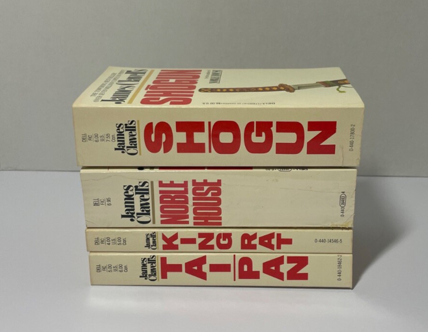 Vintage James Clavell Box Set Shogun Noble House King Rat Taipan Paperbacks