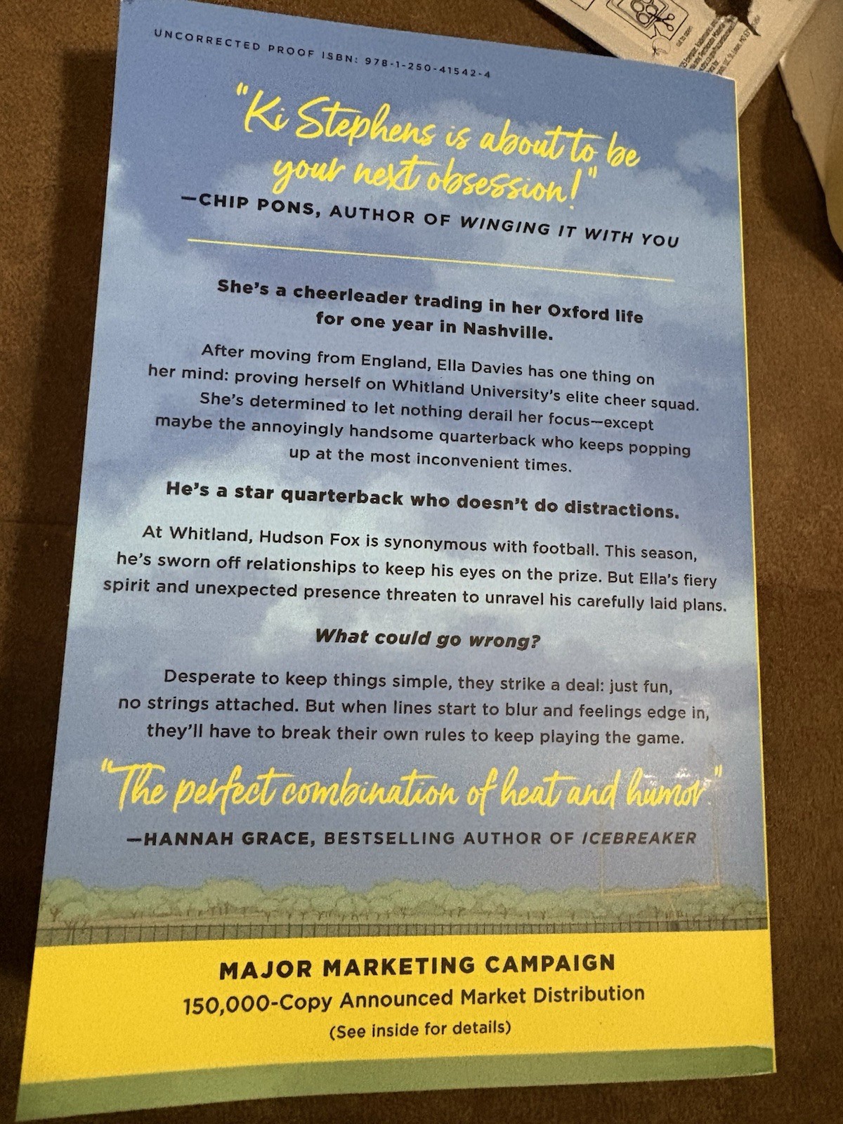 Game On, Ki Stephens, ARC Advance Reader&rsquo;s Copy